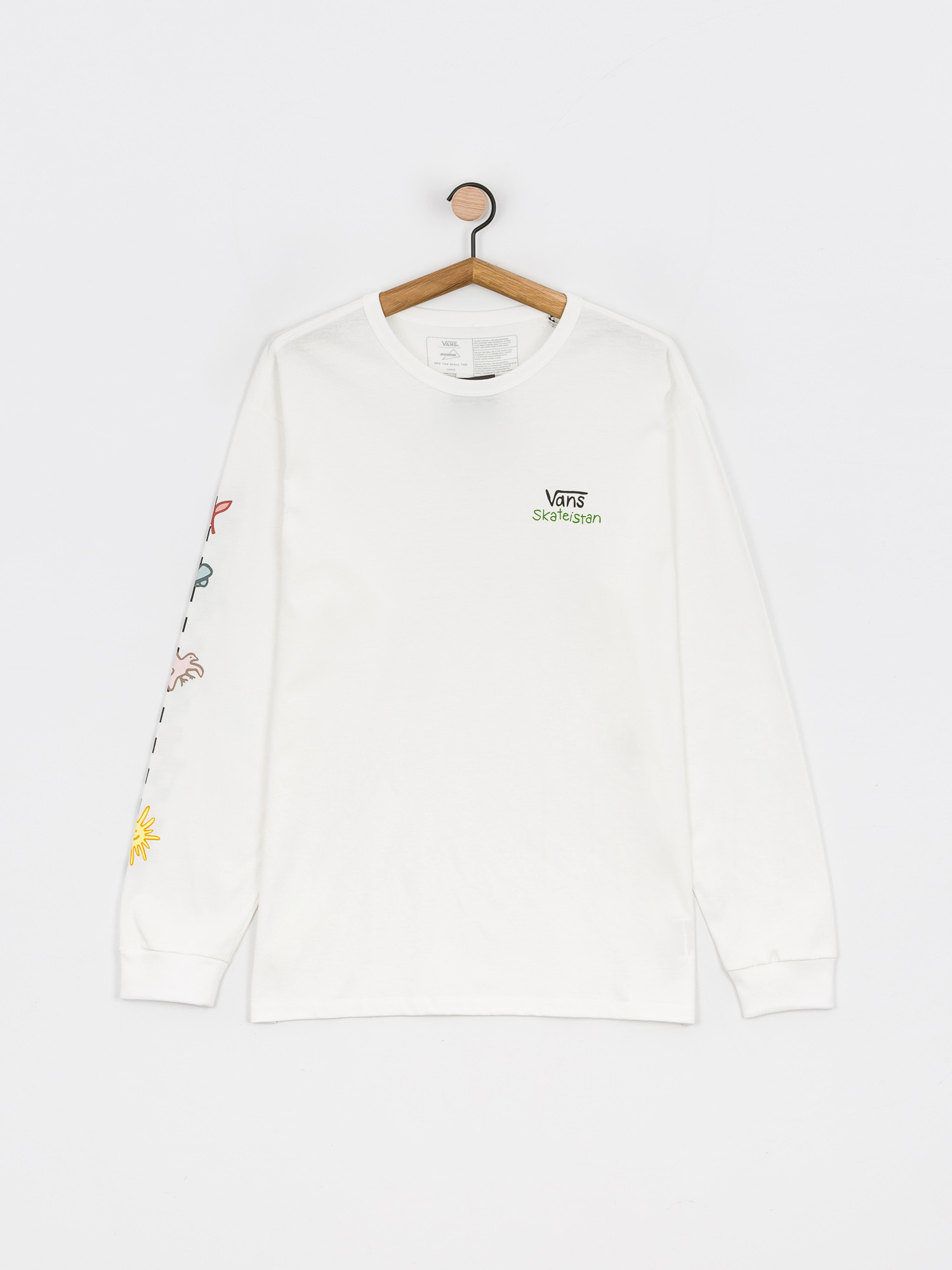 Vans X Skateistan Off The Wall Longsleeve (white)
