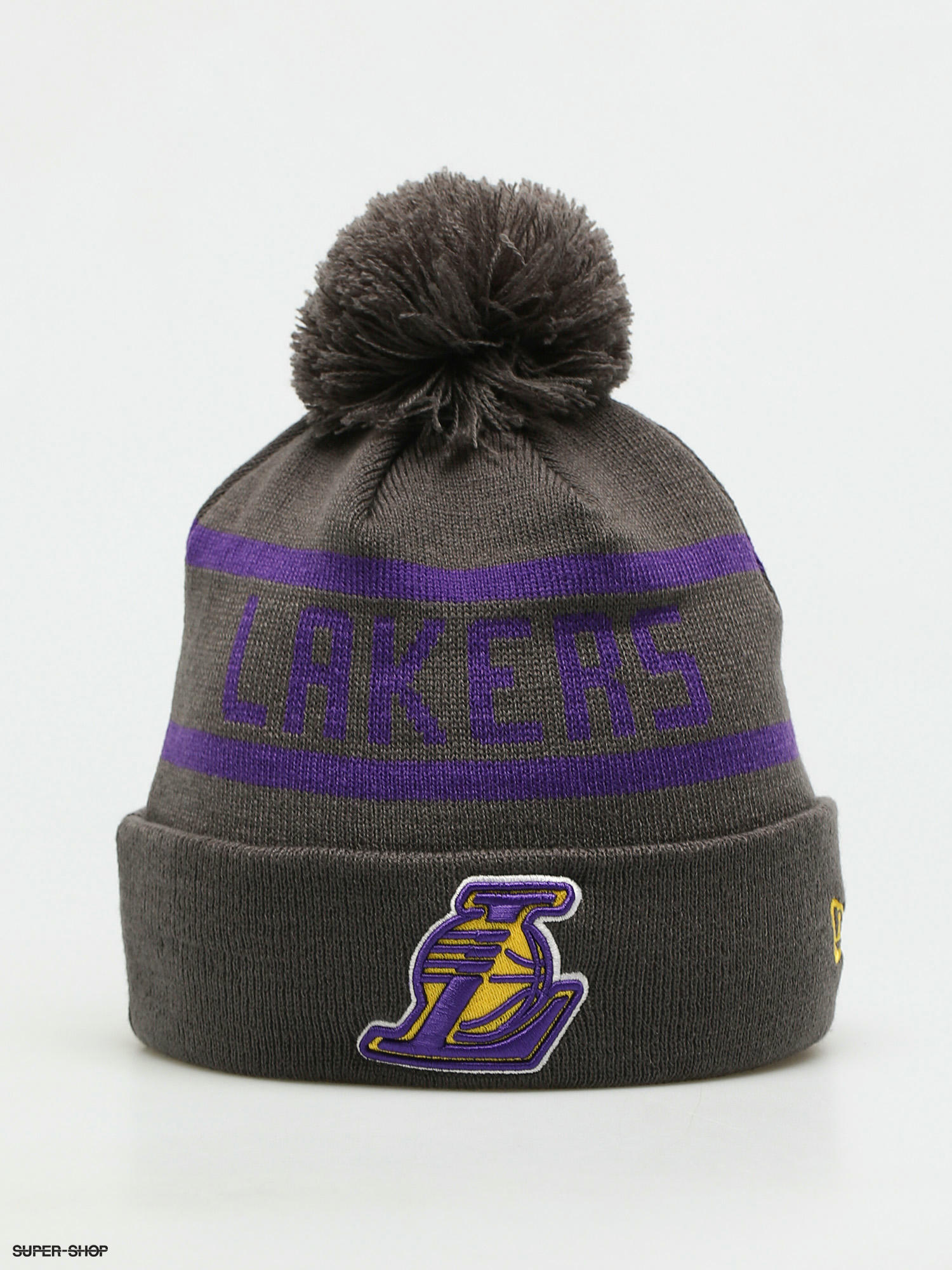 lakers cuffed beanie