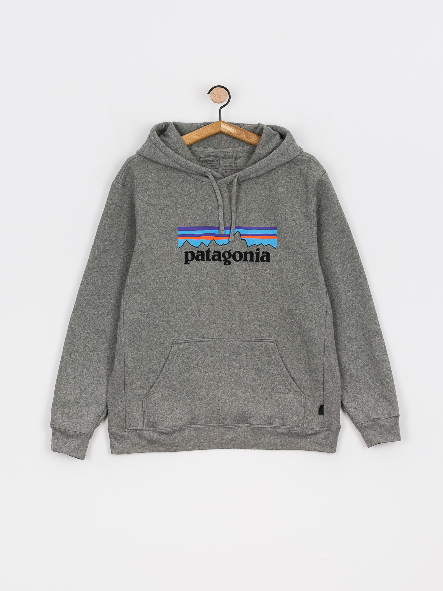Patagonia Logo Uprisal HD Hoodie (gravel heather)