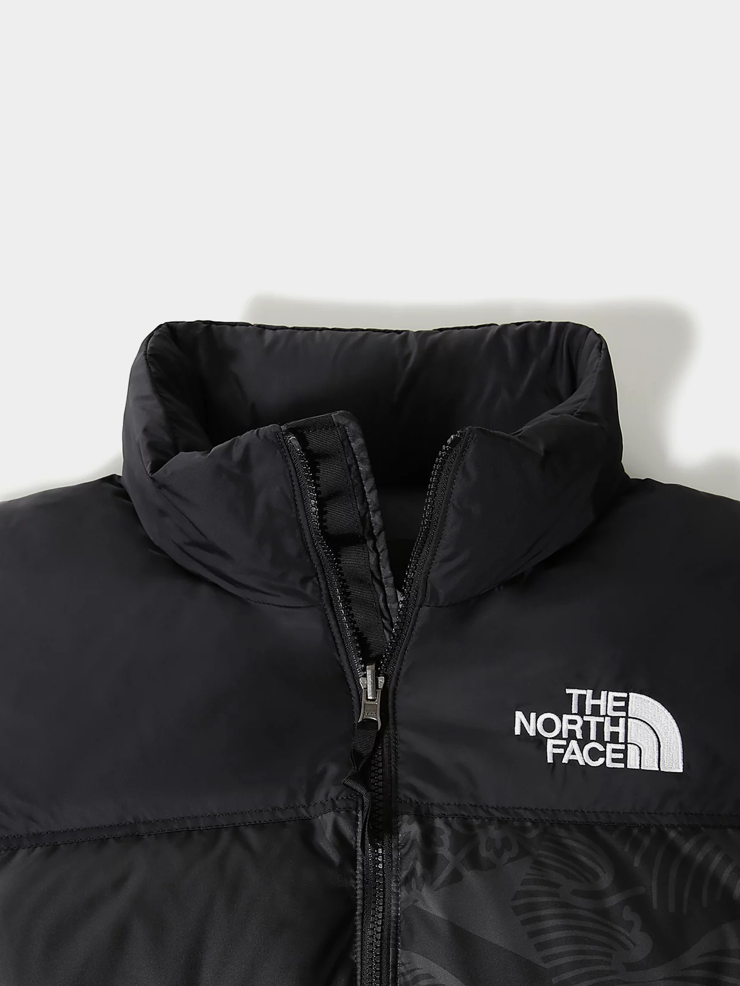 The North Face Print Nuptse Jacke (tnf black ic geotonal print)