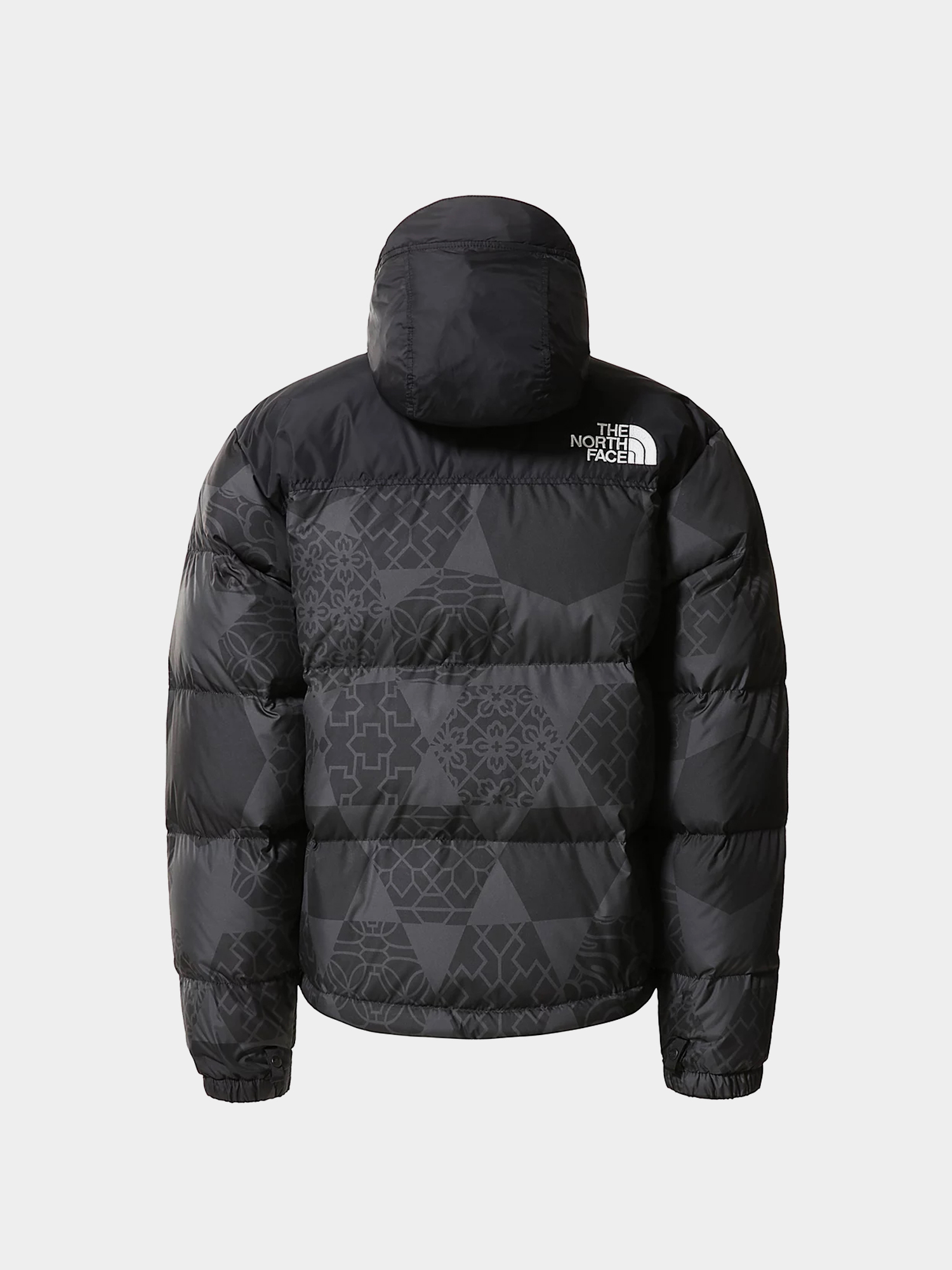 The North Face Print Nuptse Jacke (tnf black ic geotonal print)