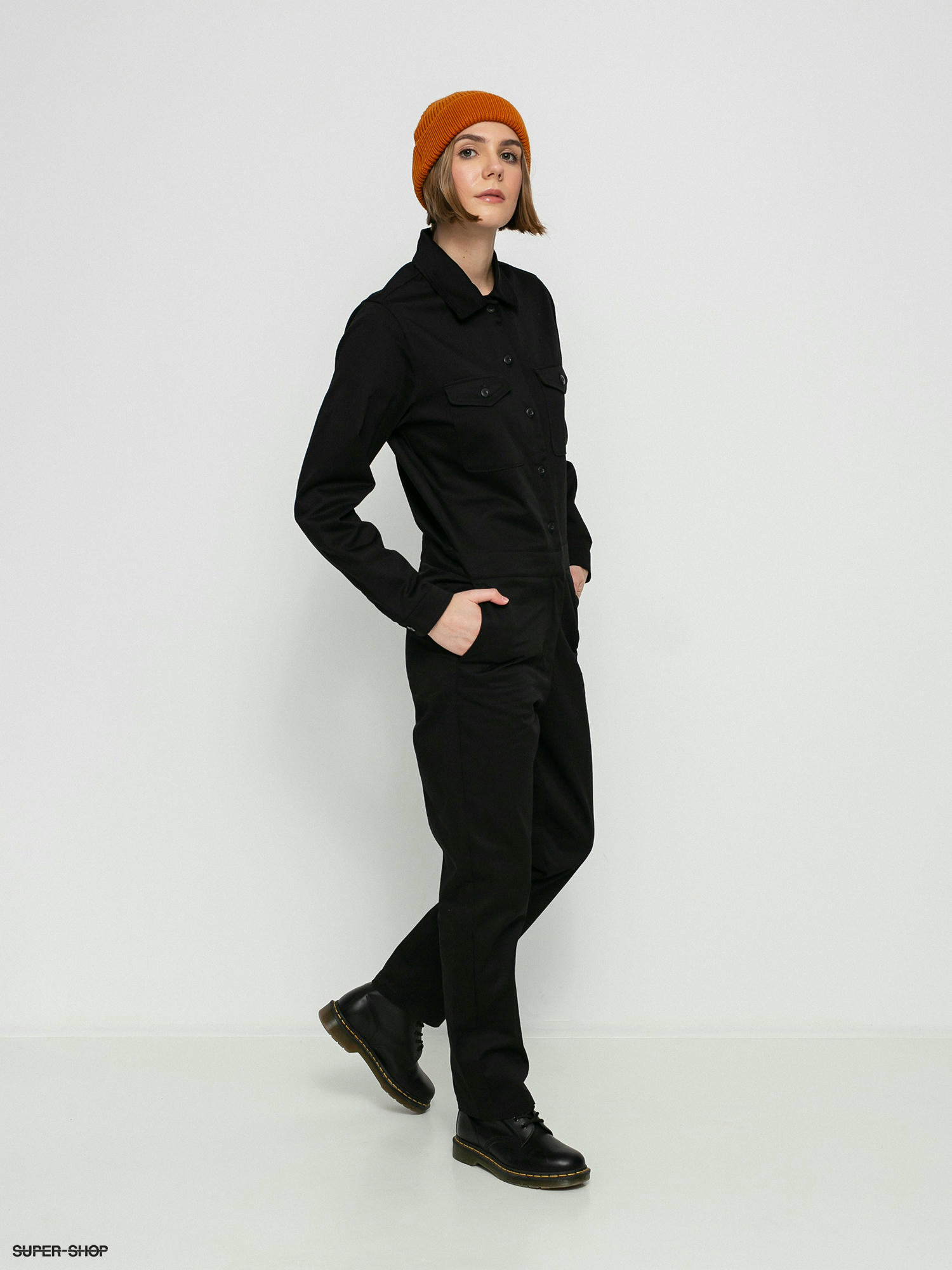 Womens Volcom Whawhat Coverall Overall (black)