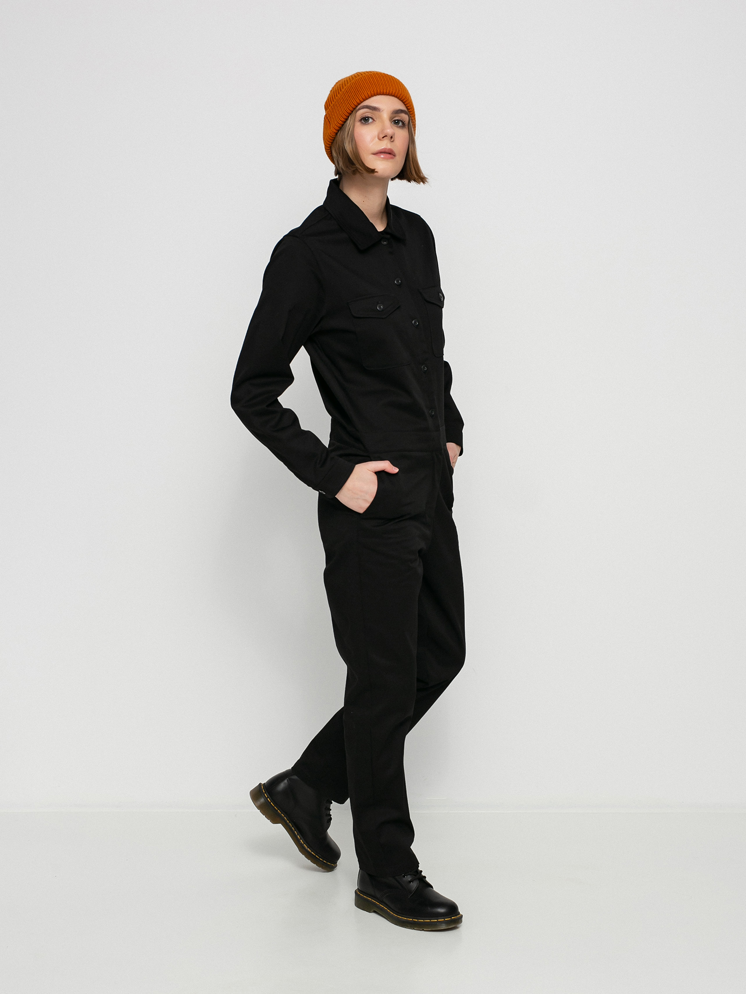 Womens Volcom Whawhat Coverall Overall (black)