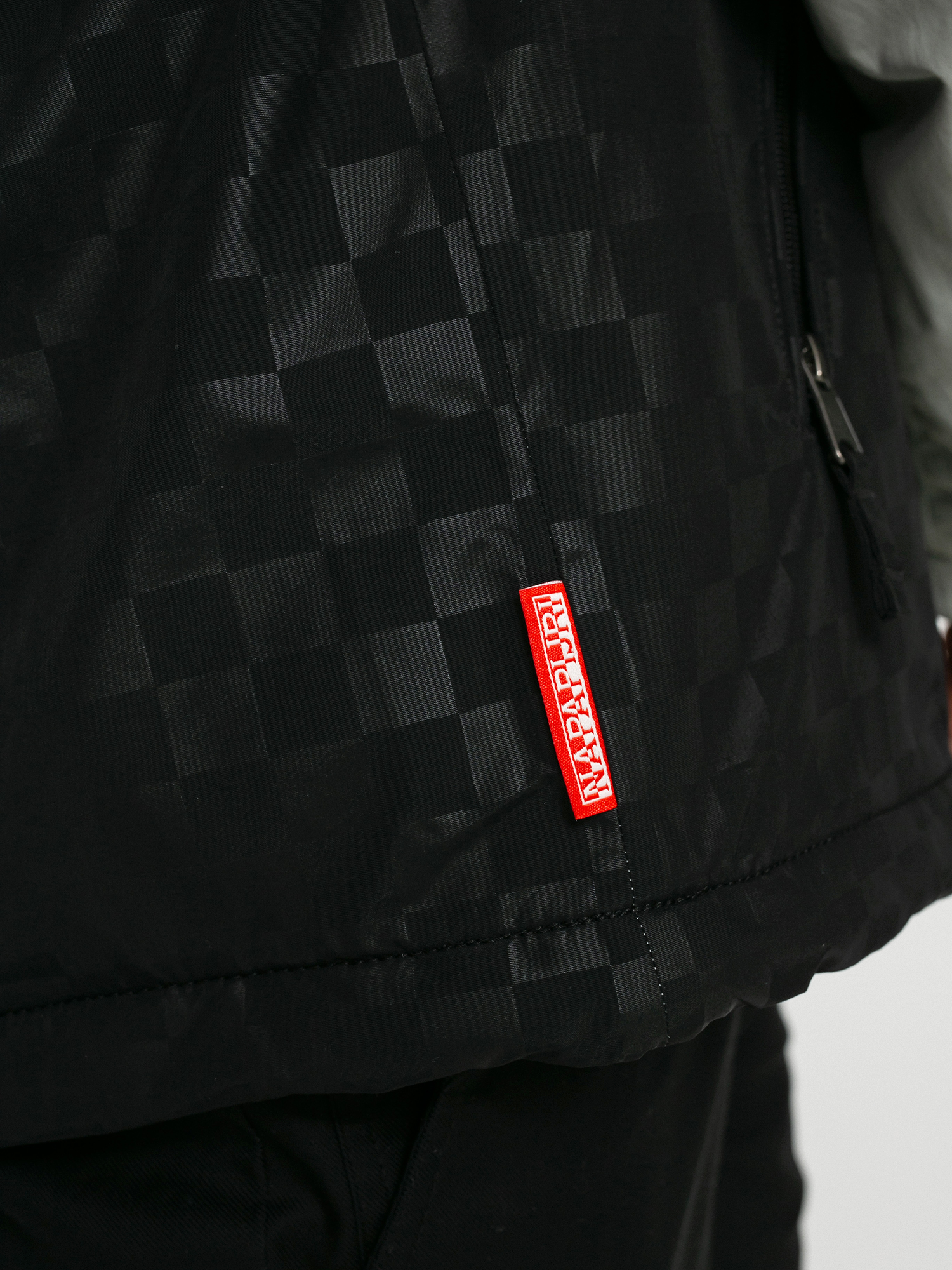 Vans X Napapijri Anorak Jacket (forest frog/black checkerboard)