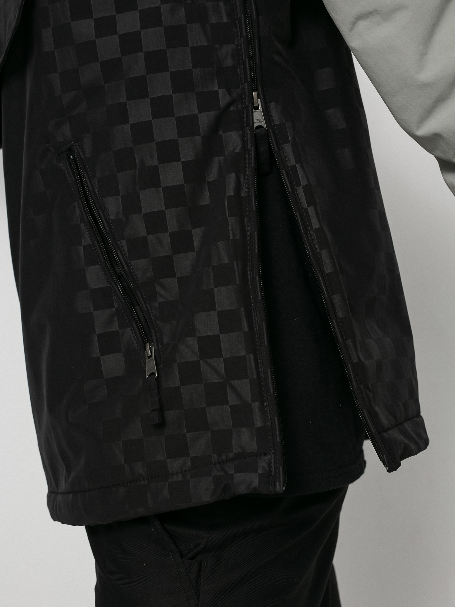 Vans X Napapijri Anorak Jacket (forest frog/black checkerboard)