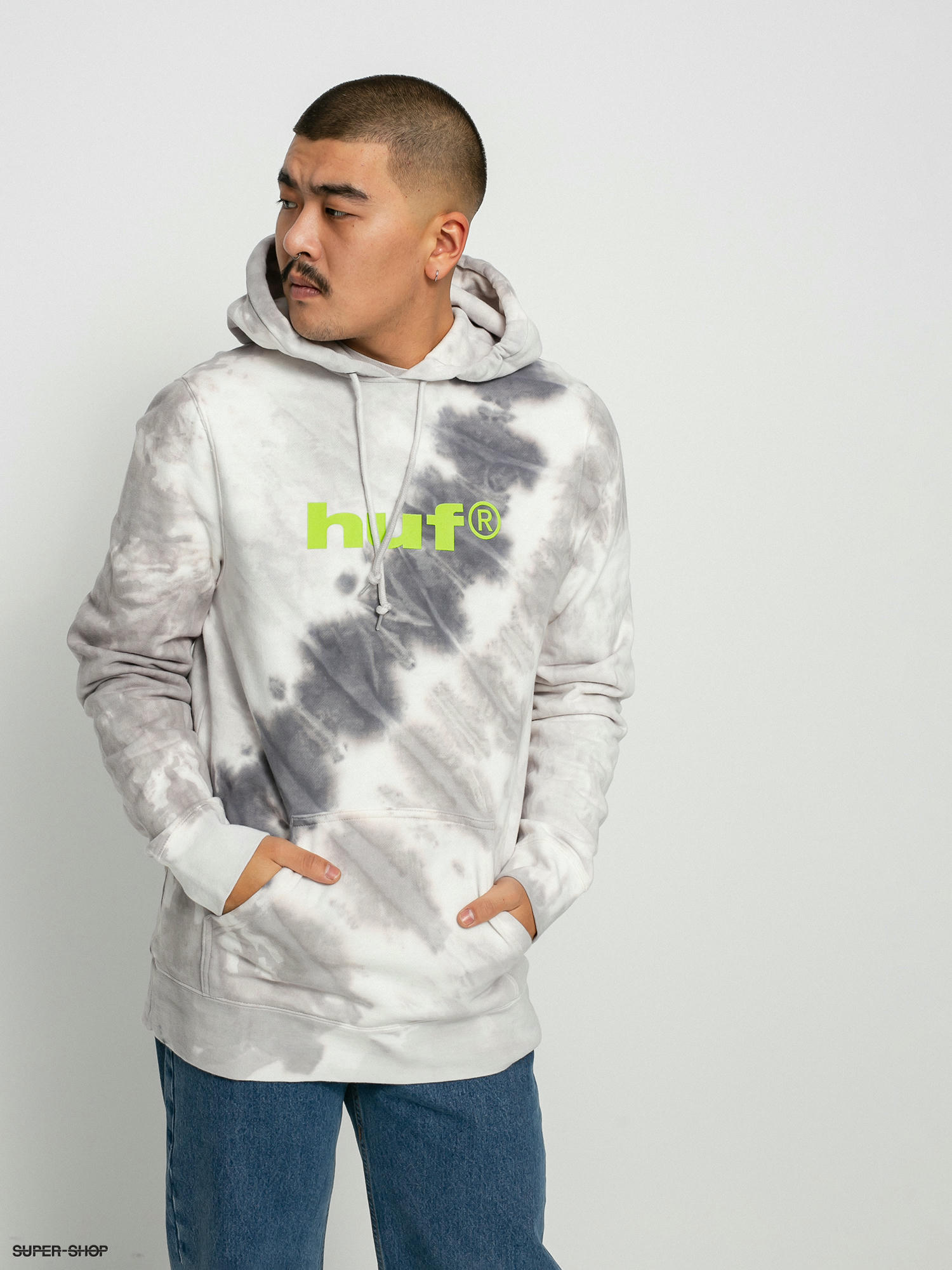 Huf tie best sale dye hoodie