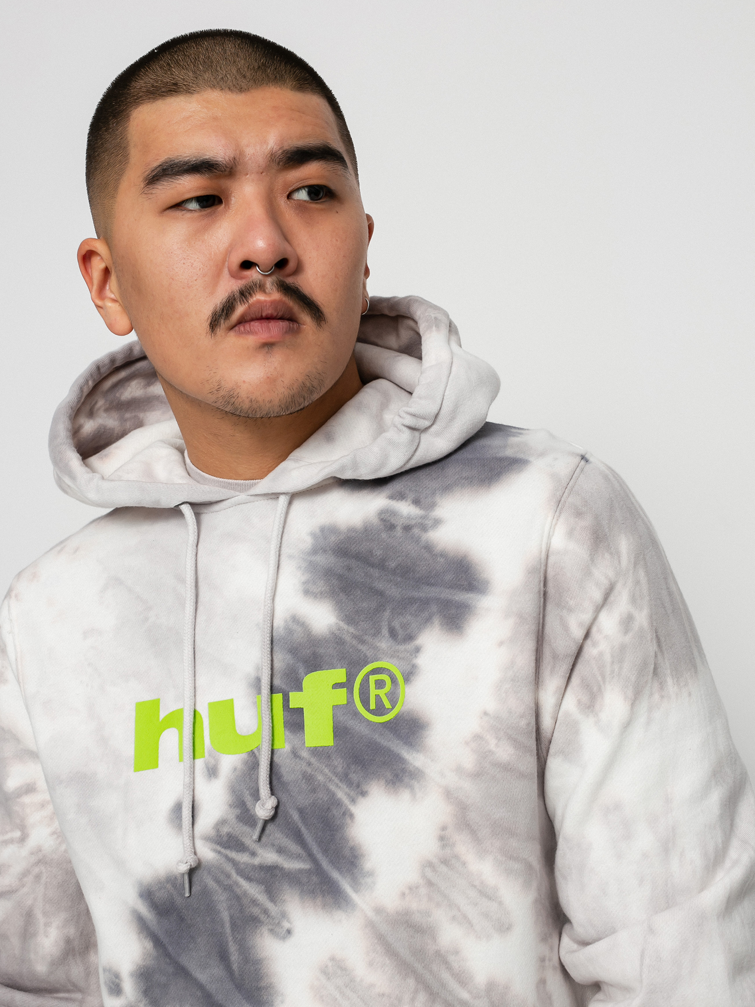HUF Lo-Fi Tiedye HD Hoodie (black)