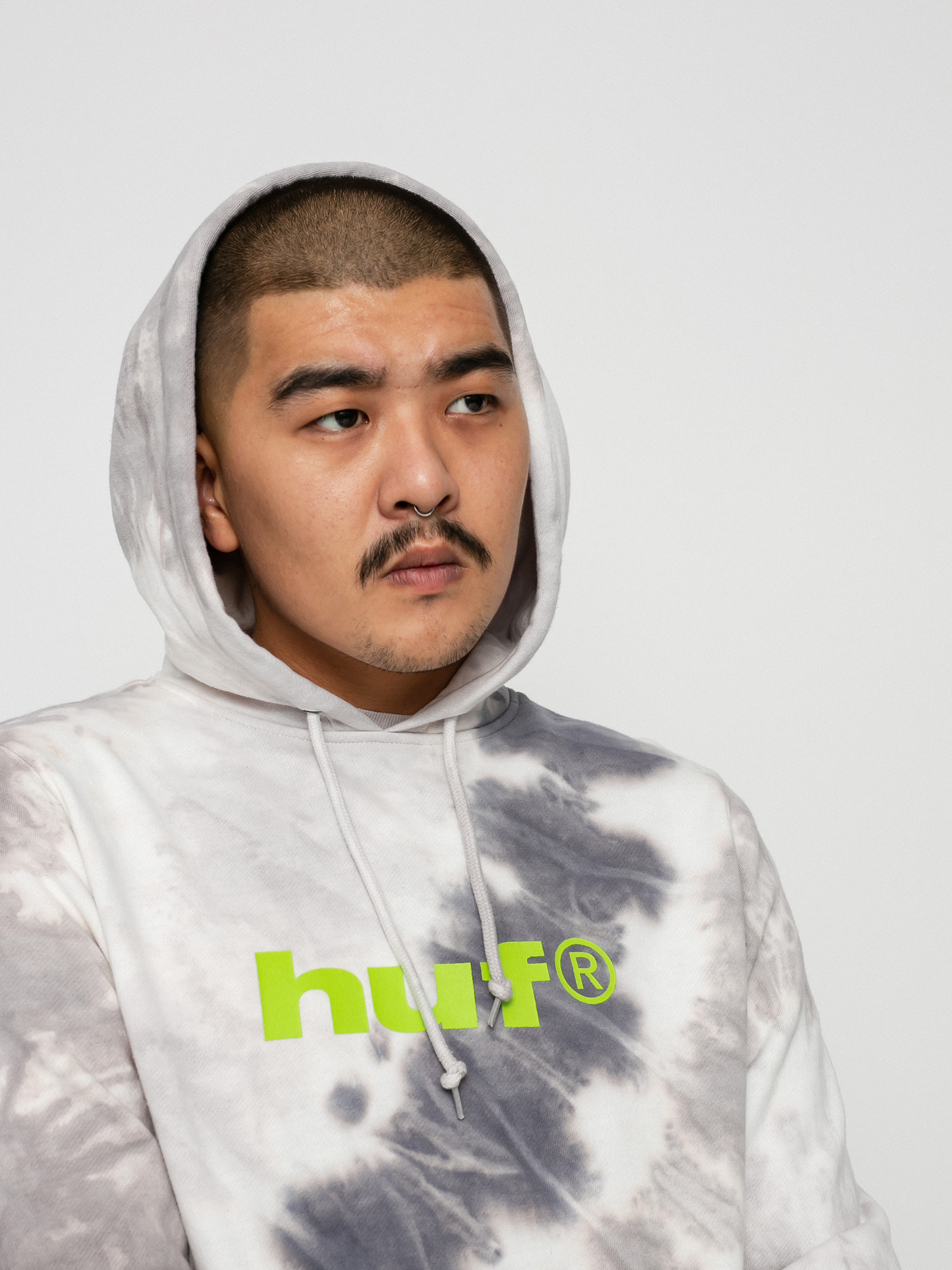 HUF Lo-Fi Tiedye HD Hoodie (black)