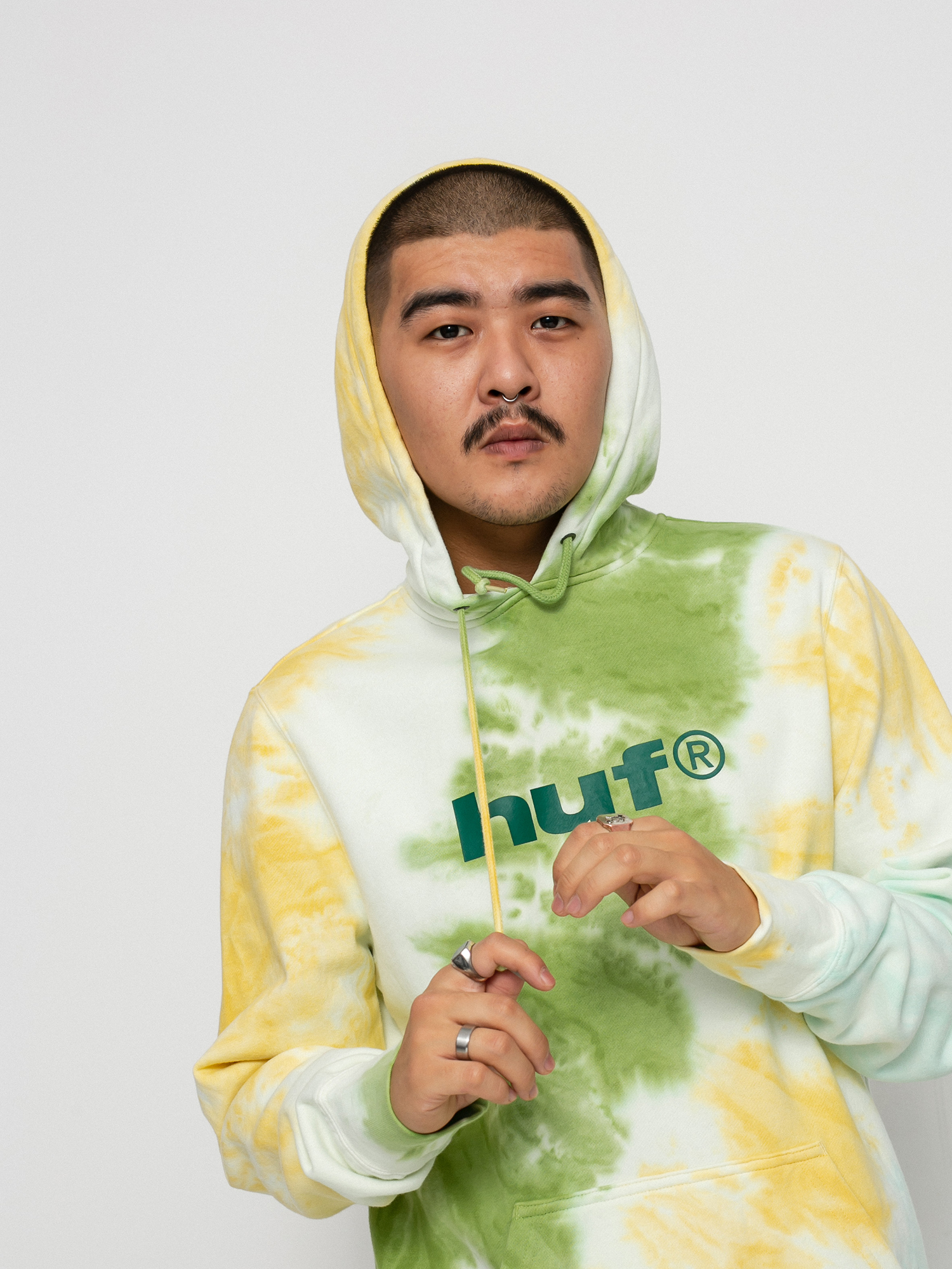 HUF Lo-Fi Tiedye HD Hoodie (gold)