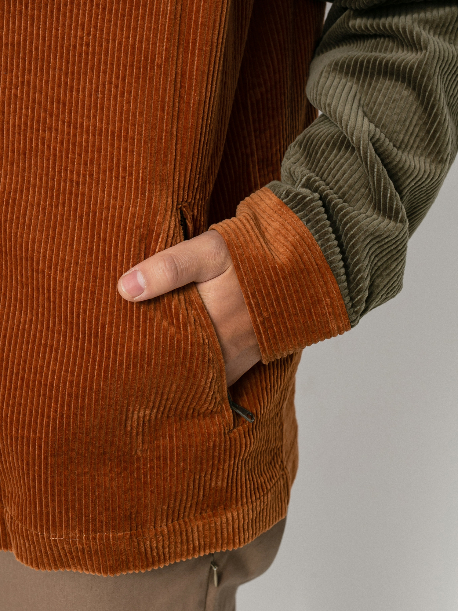 HUF Vandenberg Corduroy Jacket - multicolor (toffee)