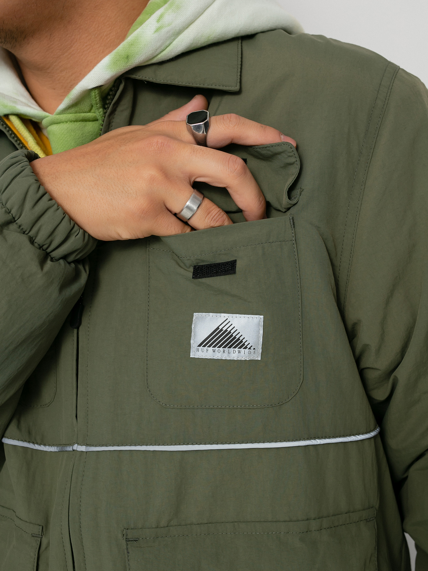 HUF Summit Jacket - green (thyme)