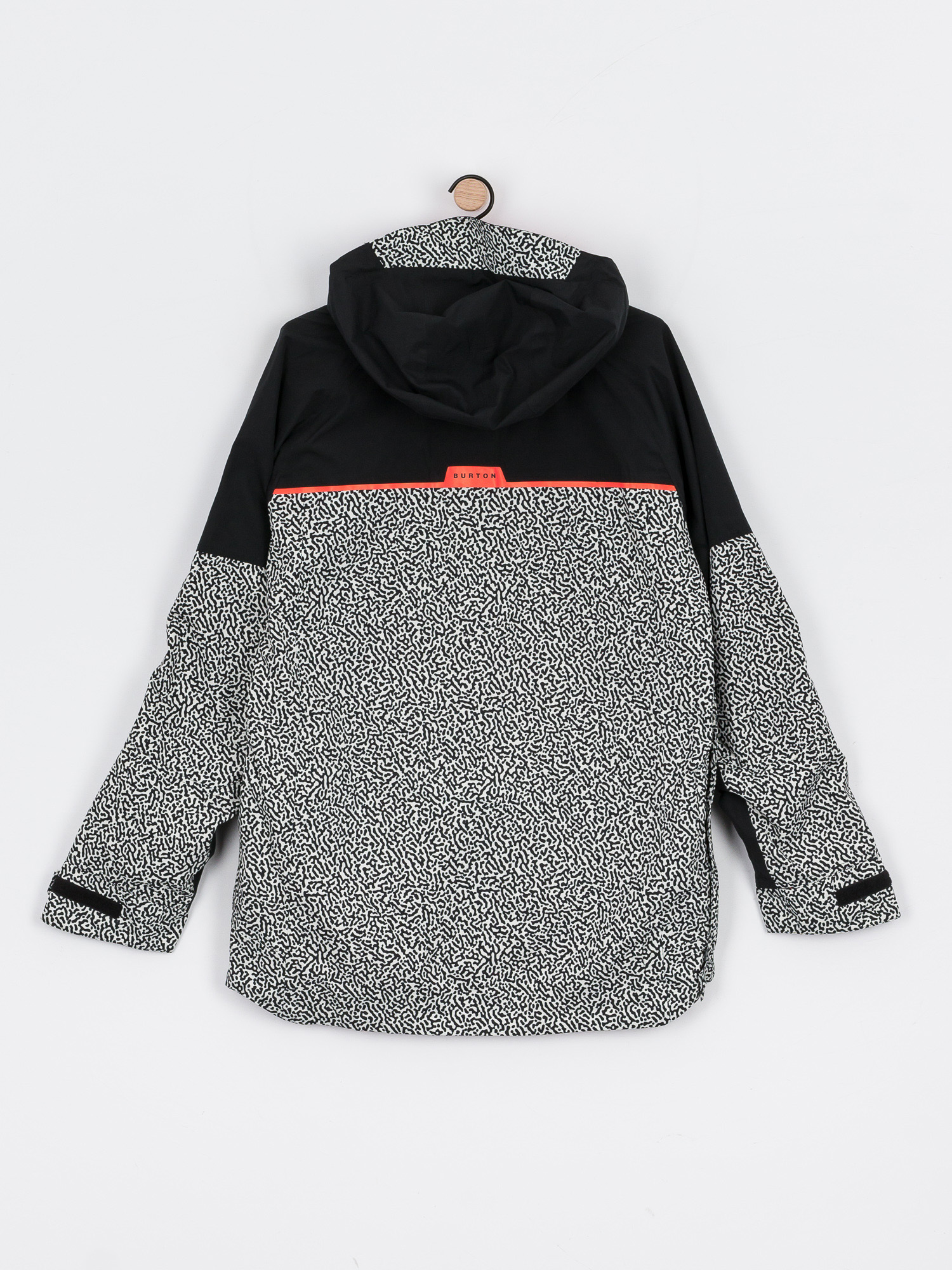Burton Frostner Anorak Snowboard jacket - black (true black/pj print)