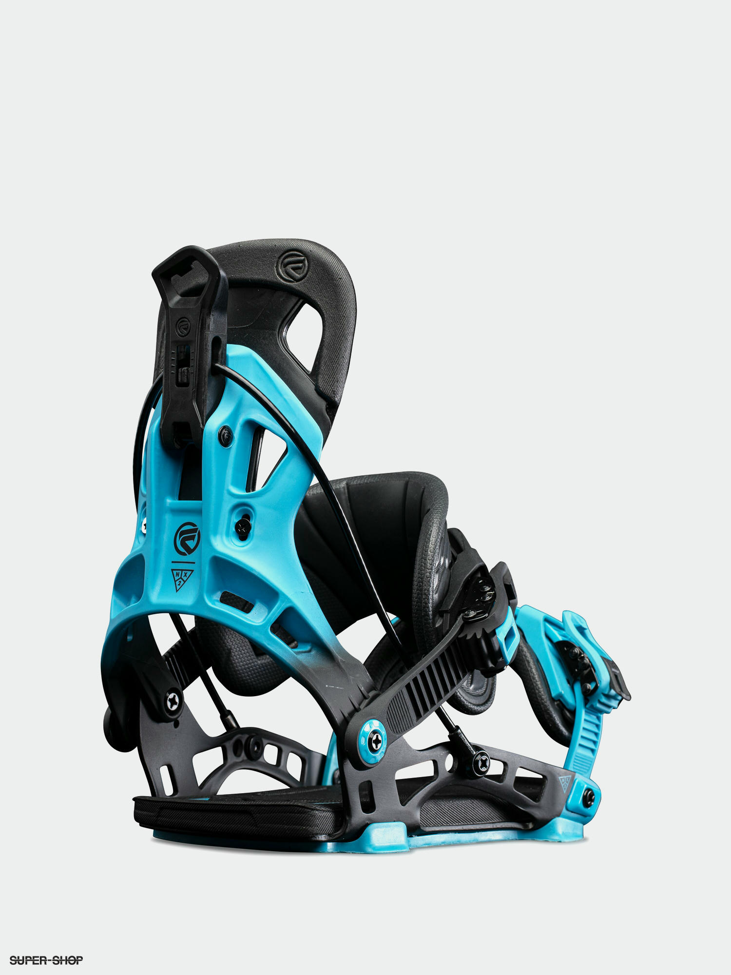 Mens Flow Nx2 Snowboard bindings flash blue