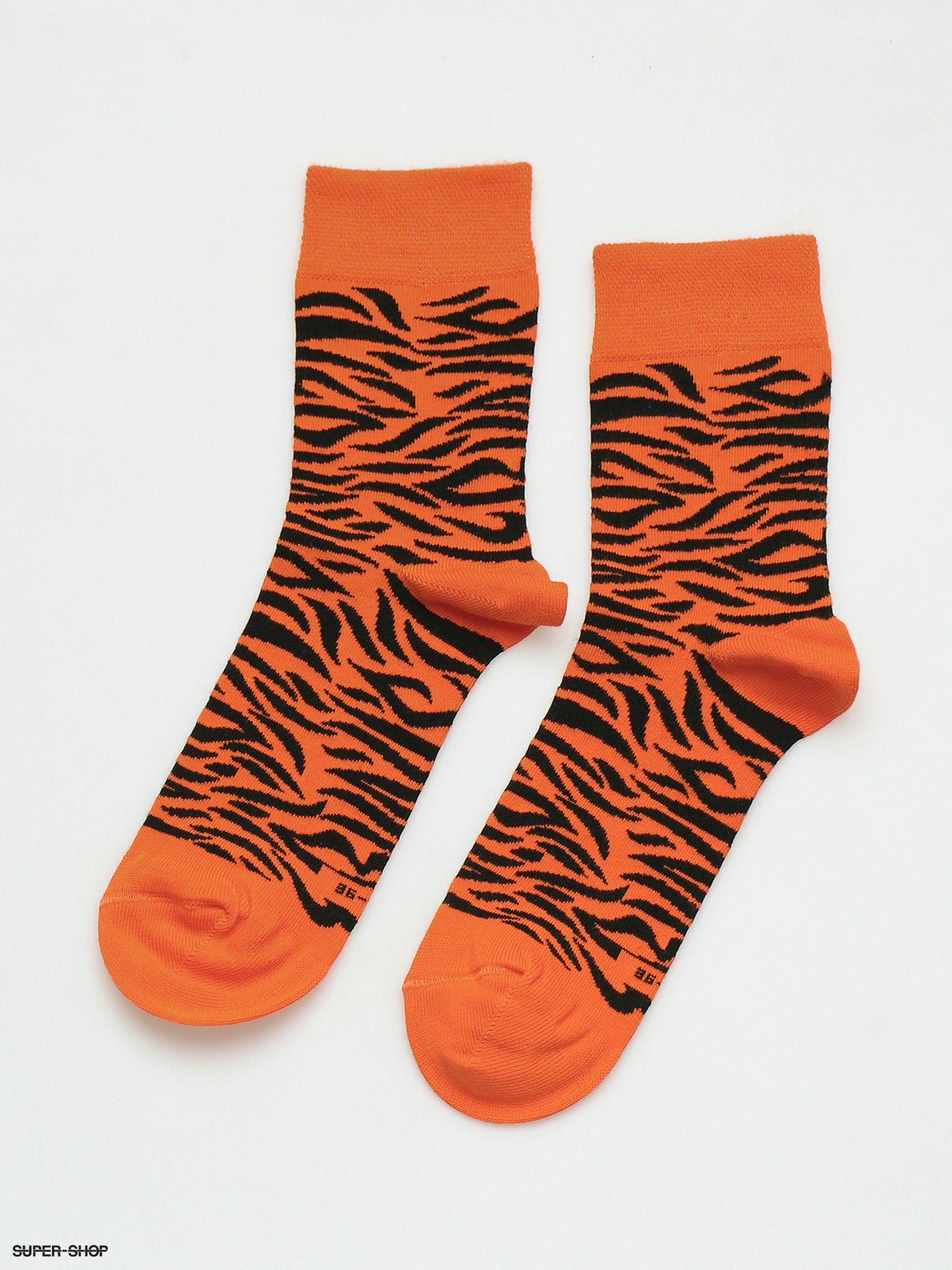 Nervous Tiger Socks (orange/black)