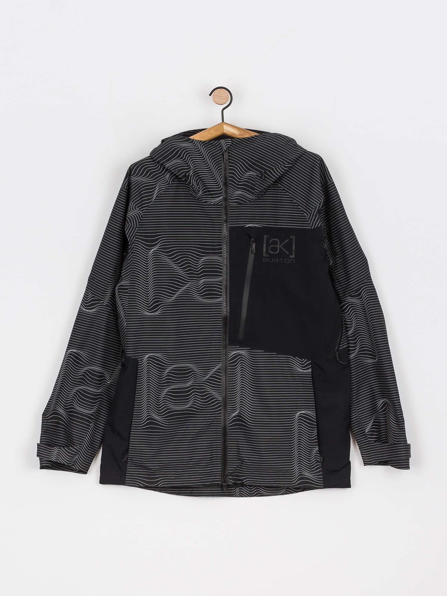 Burton Ak Gore Tex Cyclic Snowboard jacket - grey (logo lines)
