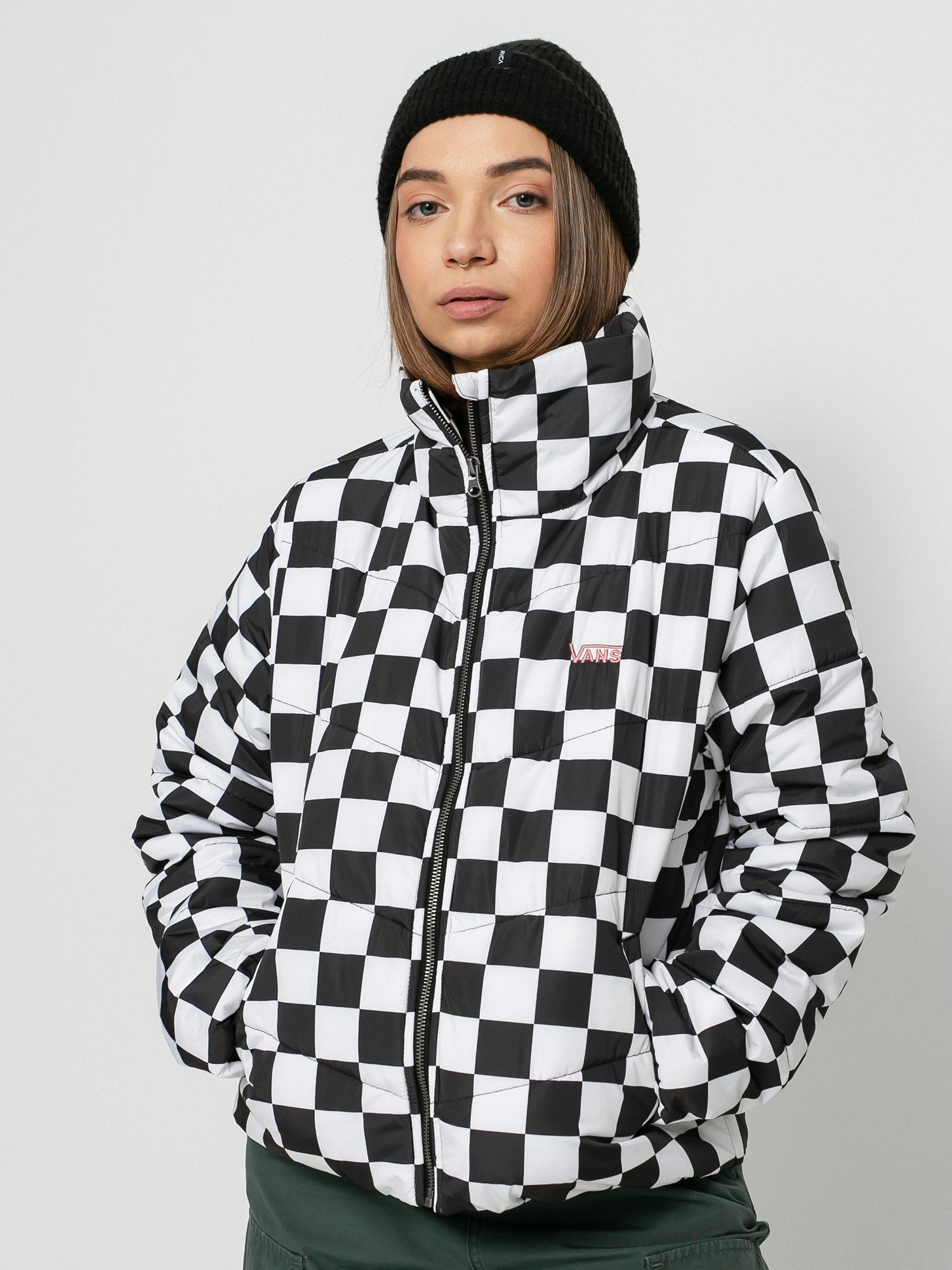 Vans Foundry V Printed Puffer MTE Jacket Wmn (checkerboard)