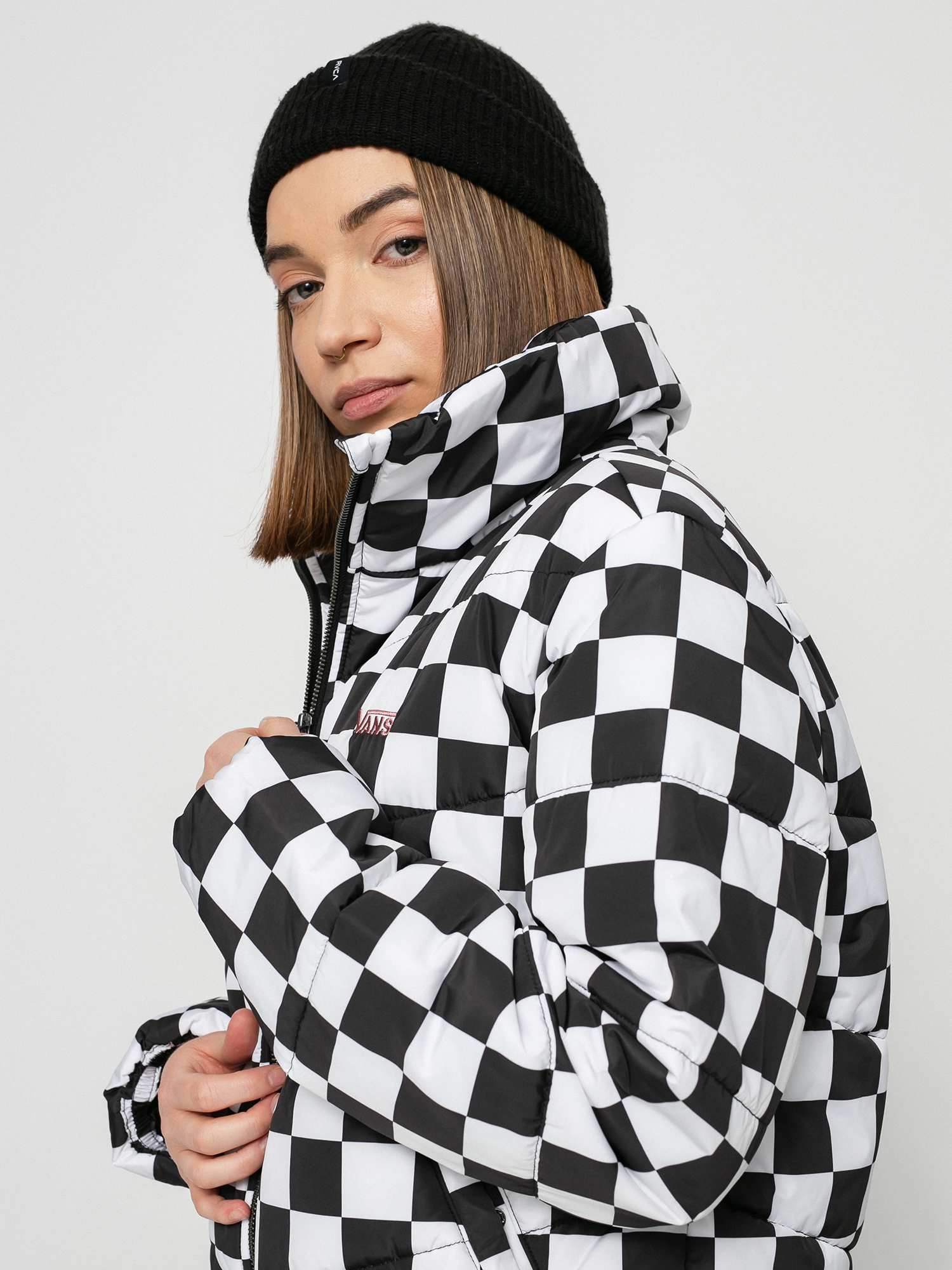 Vans Foundry V Printed Puffer MTE Jacket Wmn (checkerboard)