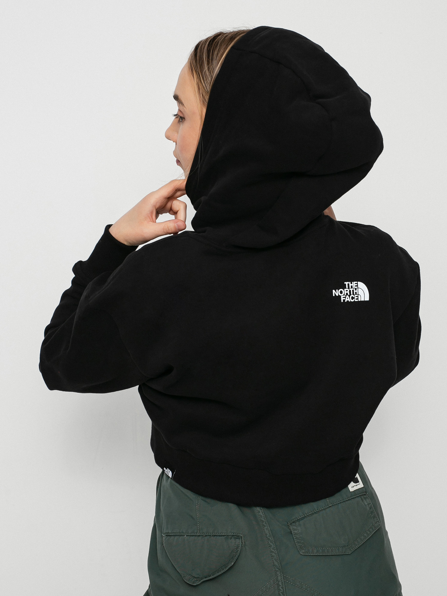 North face waist outlet is over hoodie