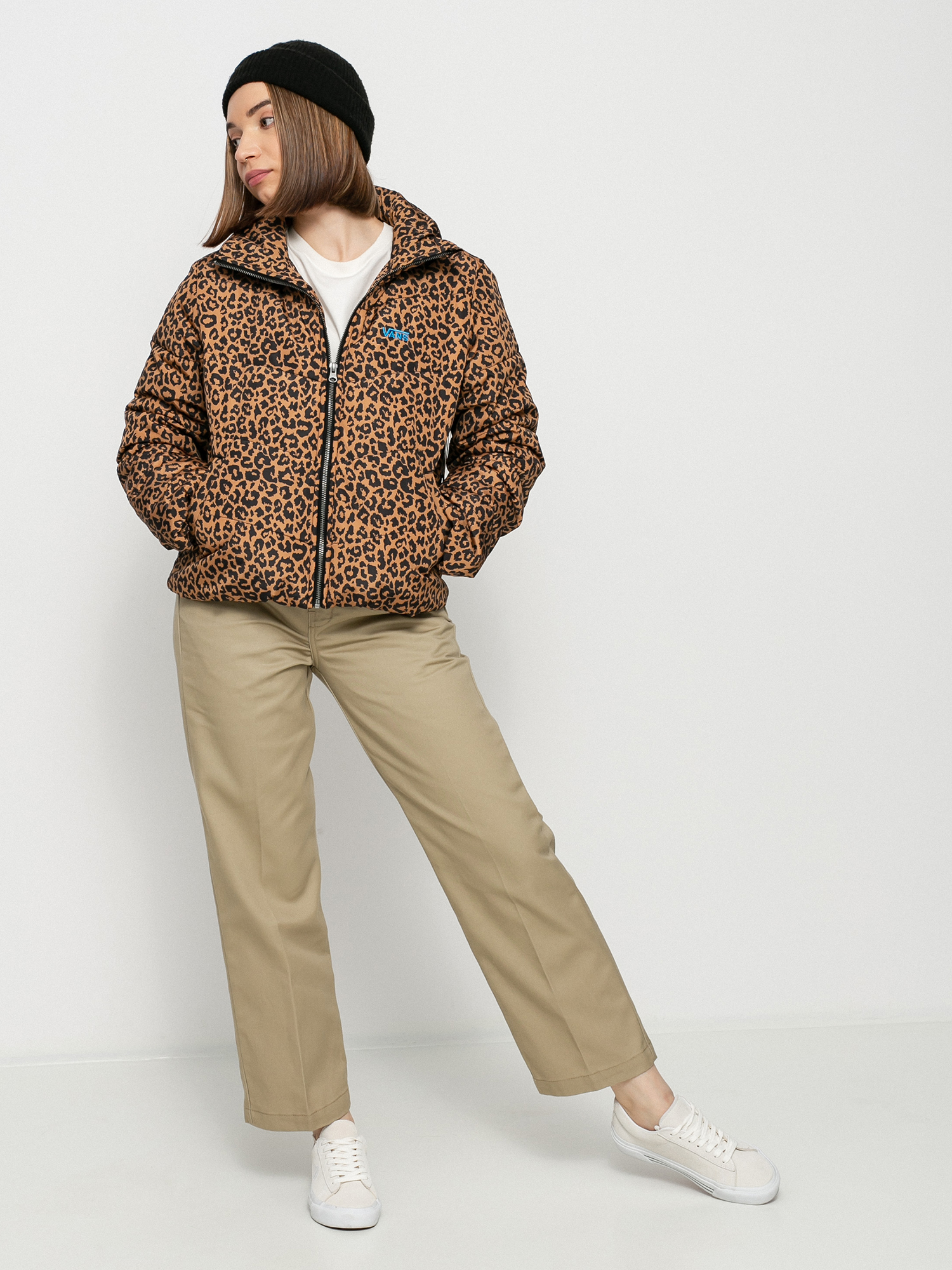 Vans Foundry V Printed Puffer MTE Jacket Wmn (leopard spot)