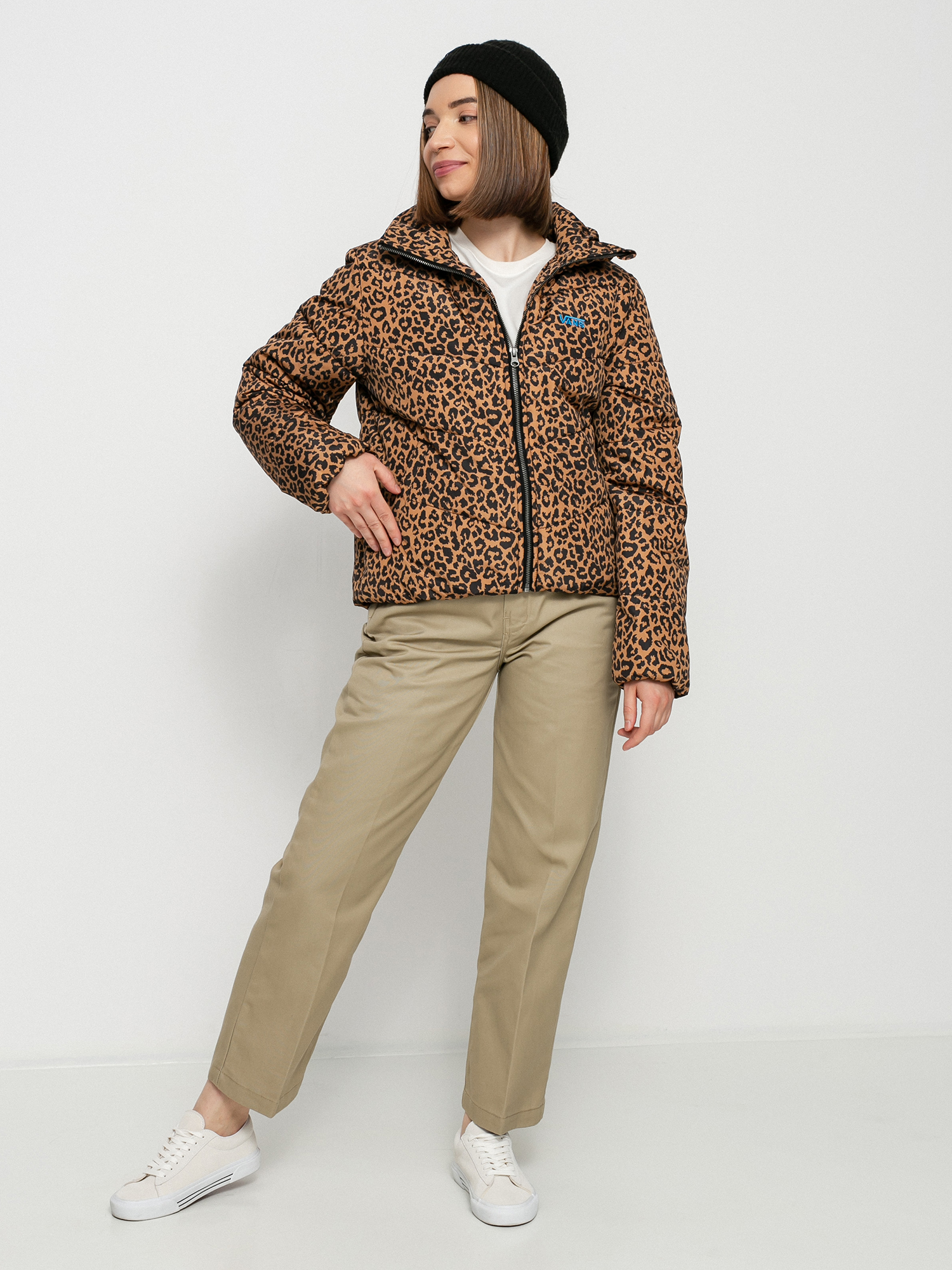 Vans Foundry V Printed Puffer MTE Jacke Wmn leopard spot