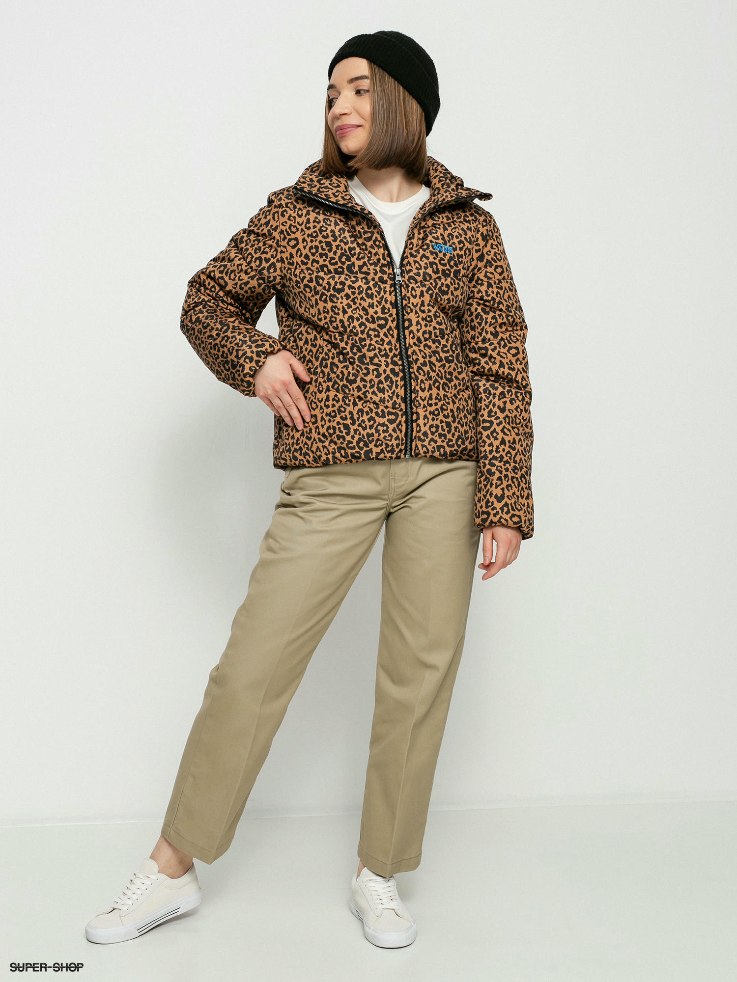 vans leopard print jacket