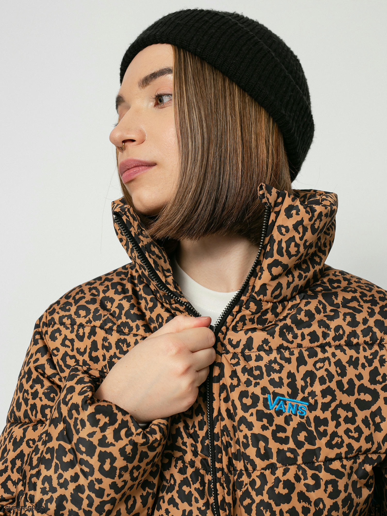 vans leopard print jacket