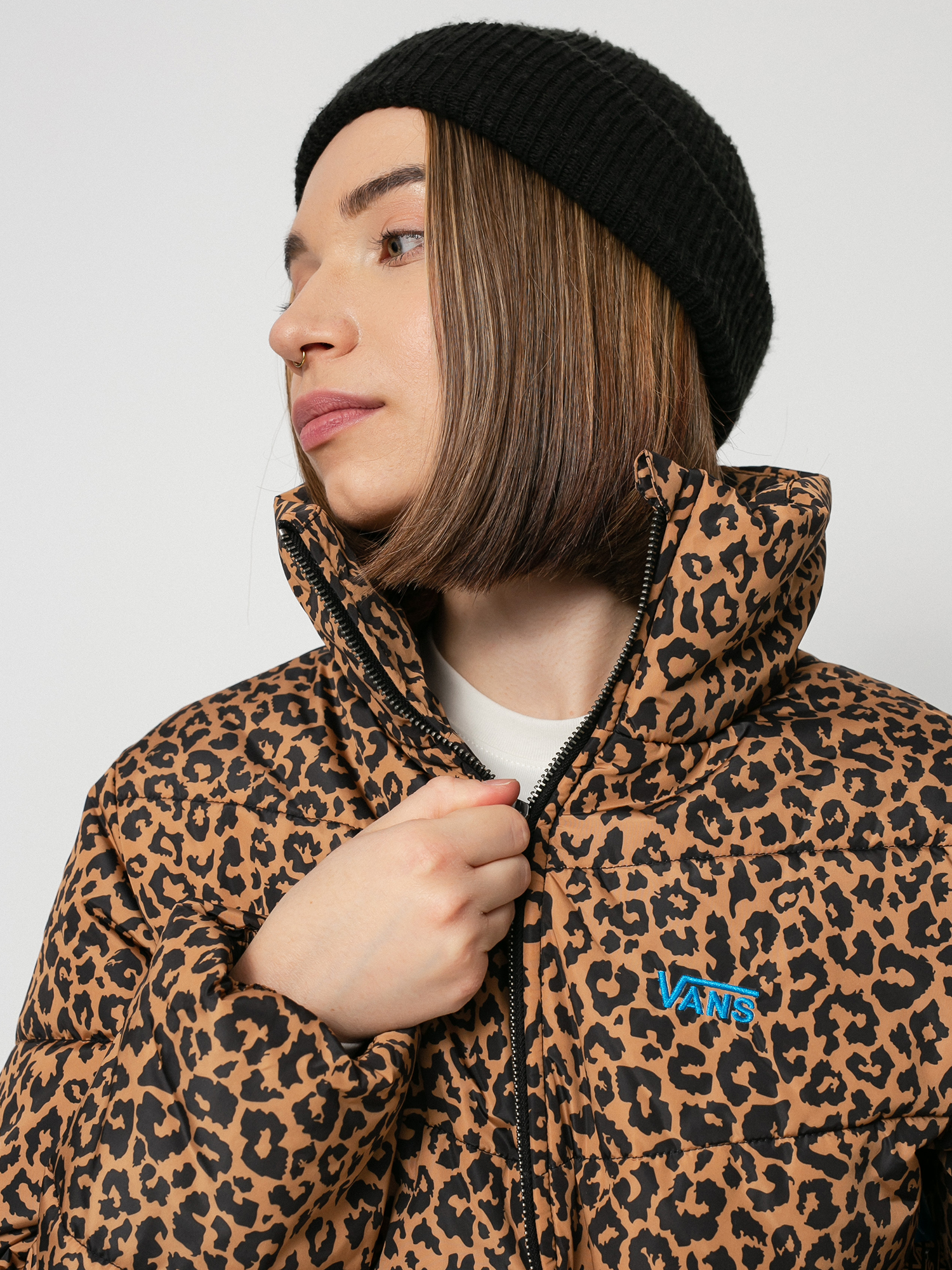Vans Foundry V Printed Puffer MTE Jacket Wmn (leopard spot)