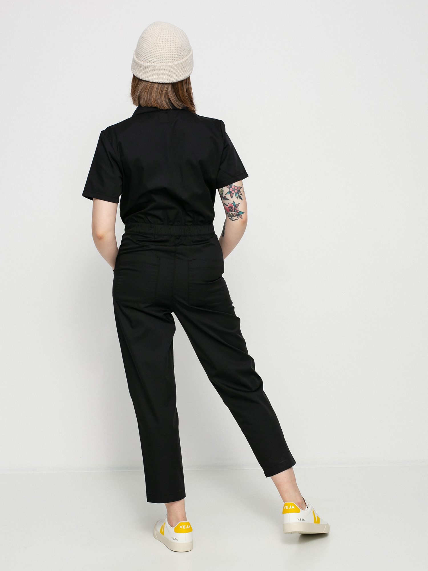 Womens RVCA Recession Jumpsuit Overall (rvca black)