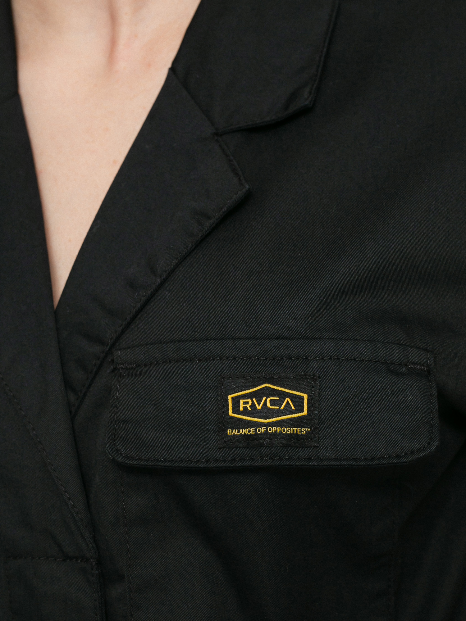 Womens RVCA Recession Jumpsuit Overall (rvca black)