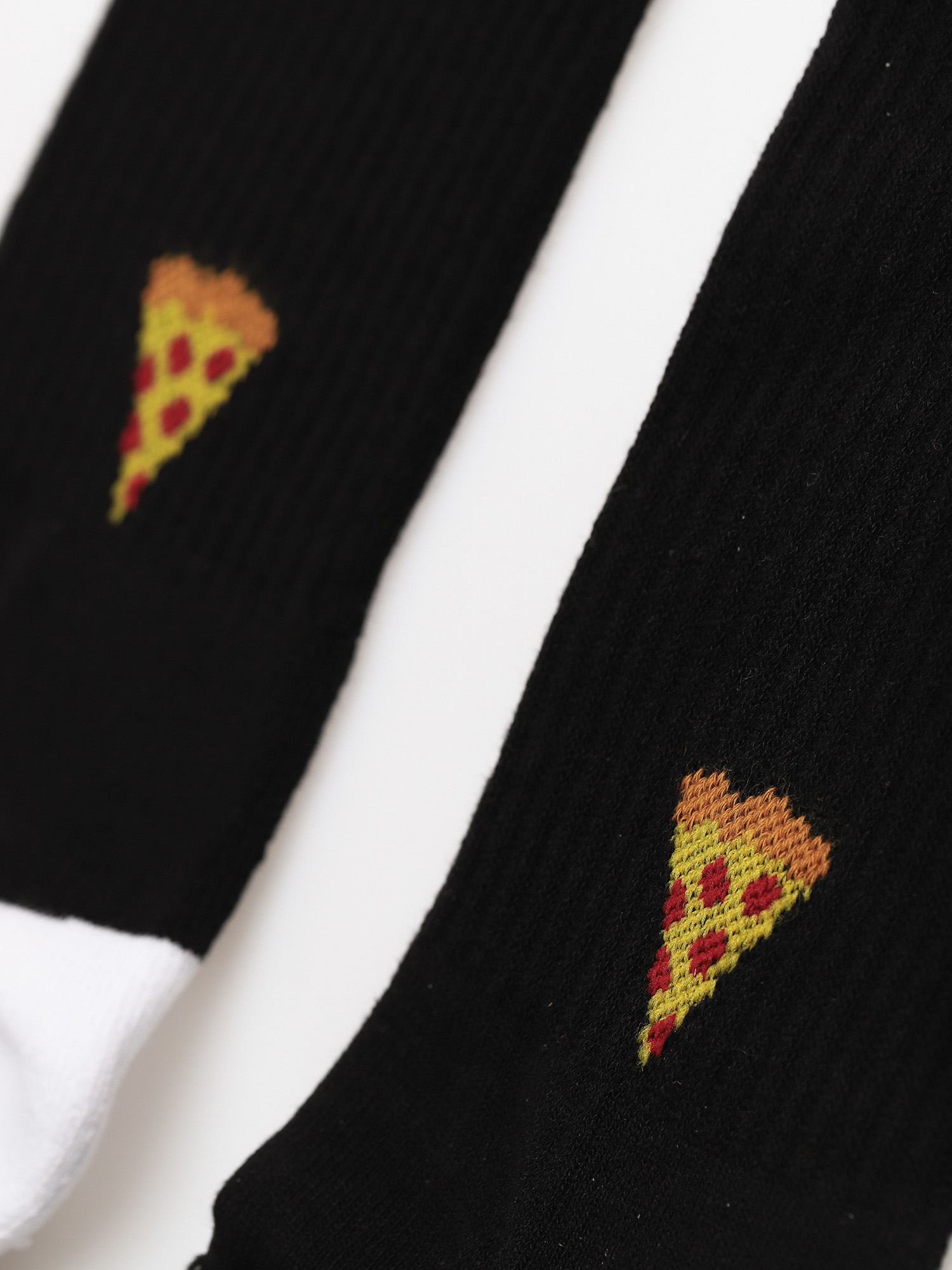 Pizza Skateboards Emoji Socks (black/white)