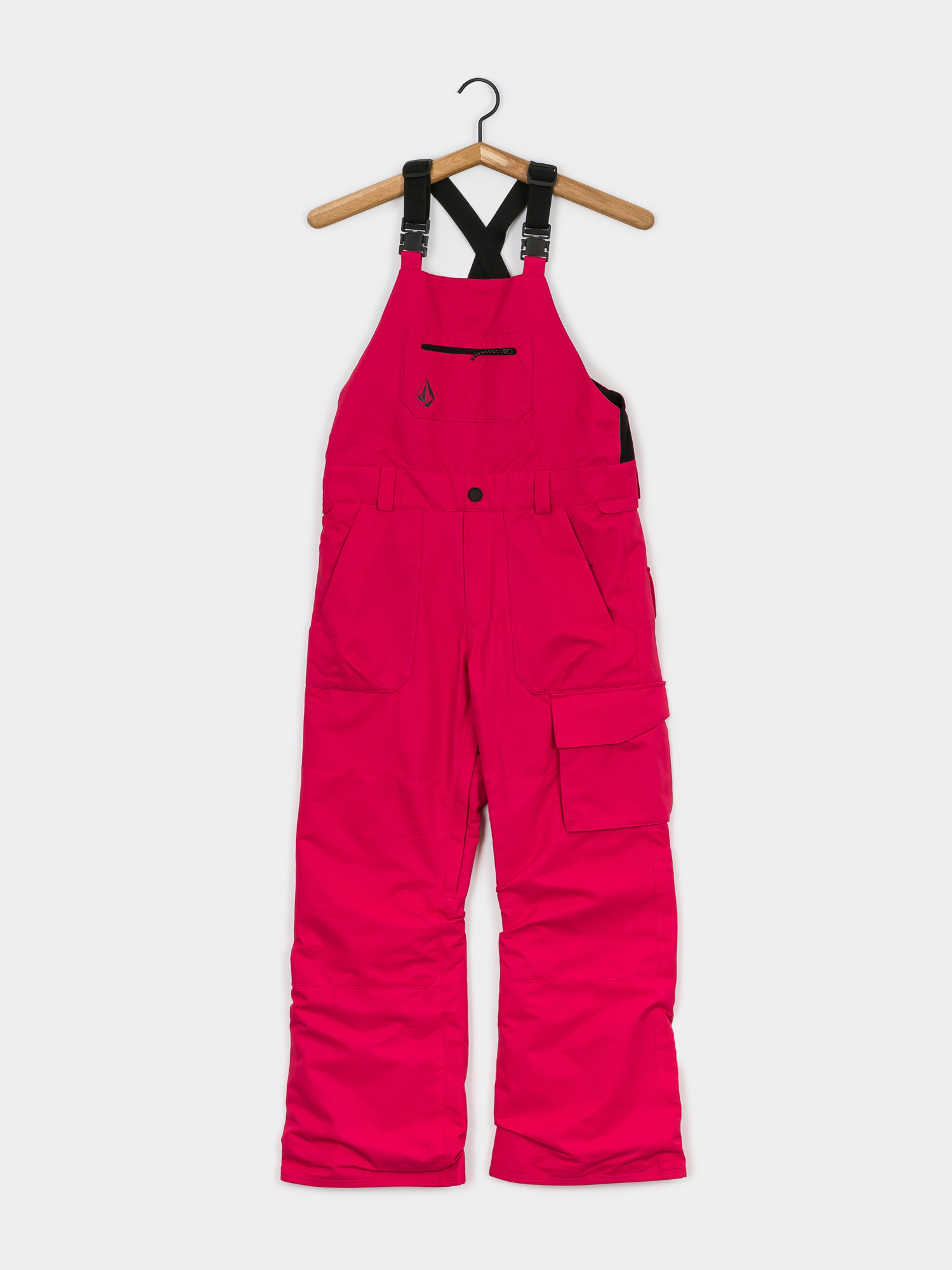 Volcom Barkley Bib Overall JR Snowboard pants (magenta)