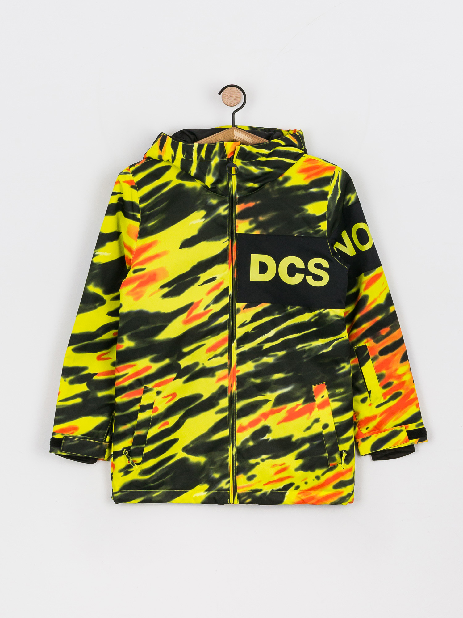 DC Propaganda JR Snowboard jacket (angled tie dye sulphur spring)