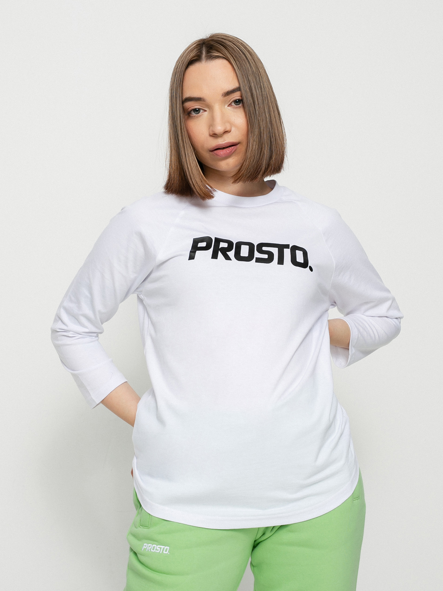 Prosto Bazik Longsleeve Wmn (white)