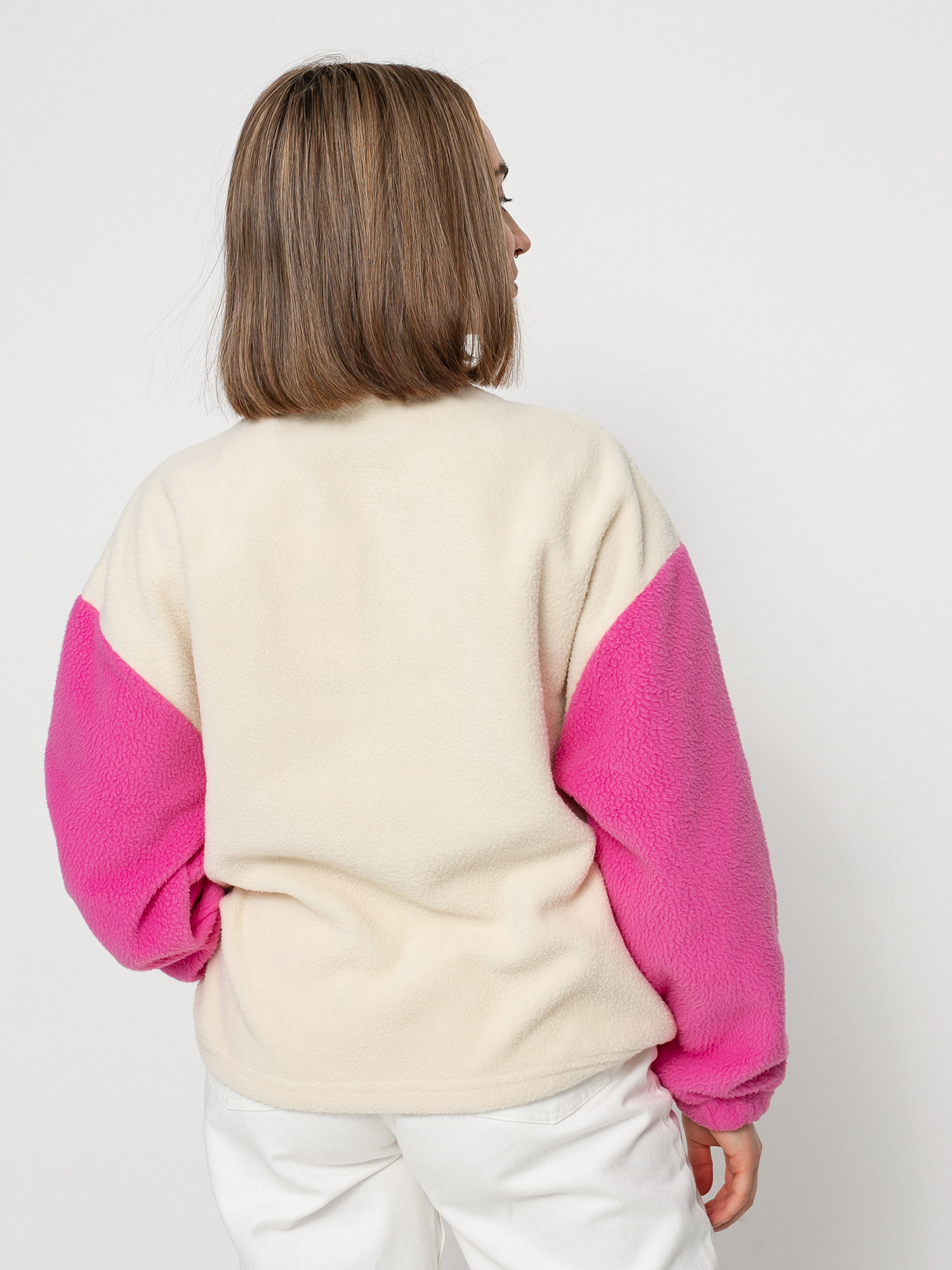 Local Heroes Coca Cola Zip Up Sweatshirt Wmn (beige/pink)