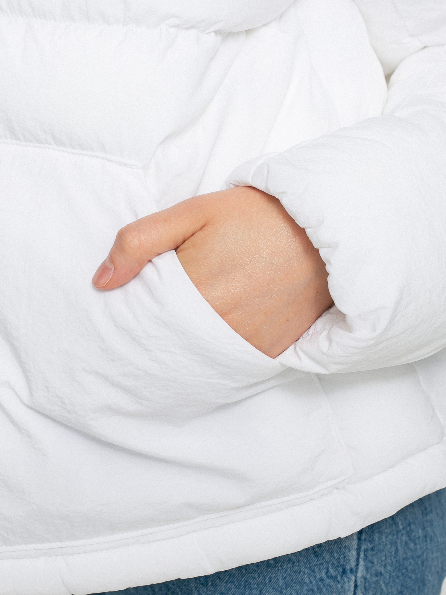 Champion Hooded Jacket 114577 Jacke Wmn (wht)