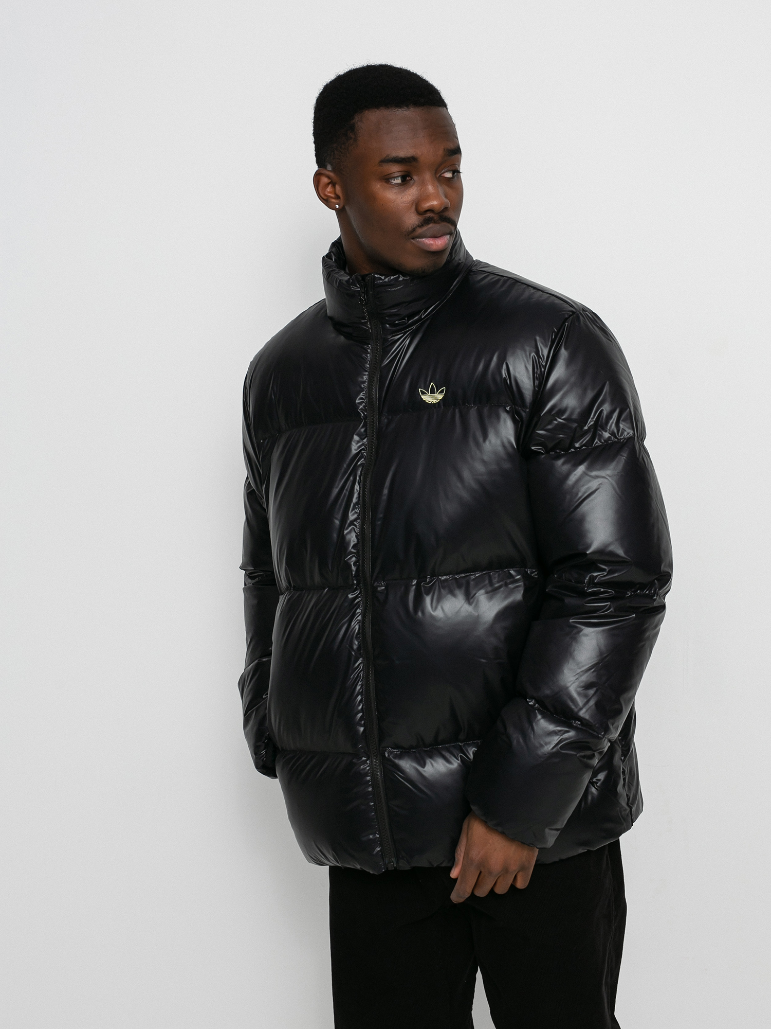 adidas Tj Puff Jacke (black/cgreen)