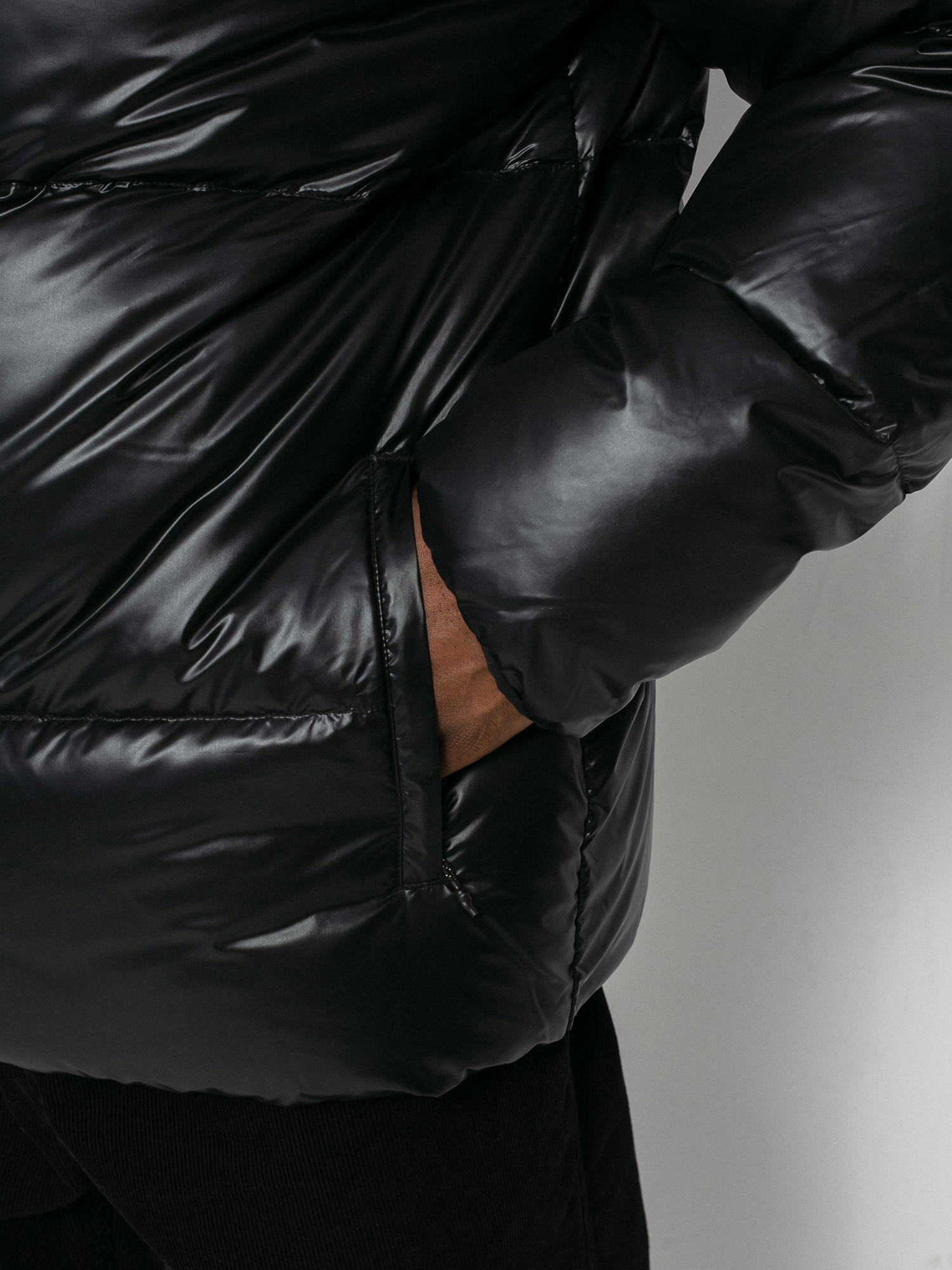 adidas Tj Puff Jacke (black/cgreen)