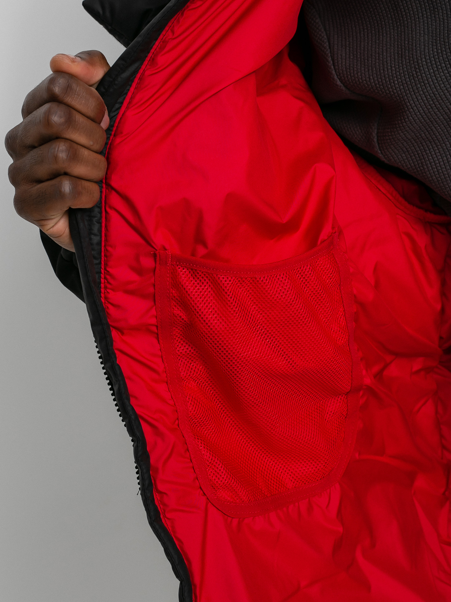 The North Face Black Box Hmlyn Parka Jacket (tnf black/tnf red)