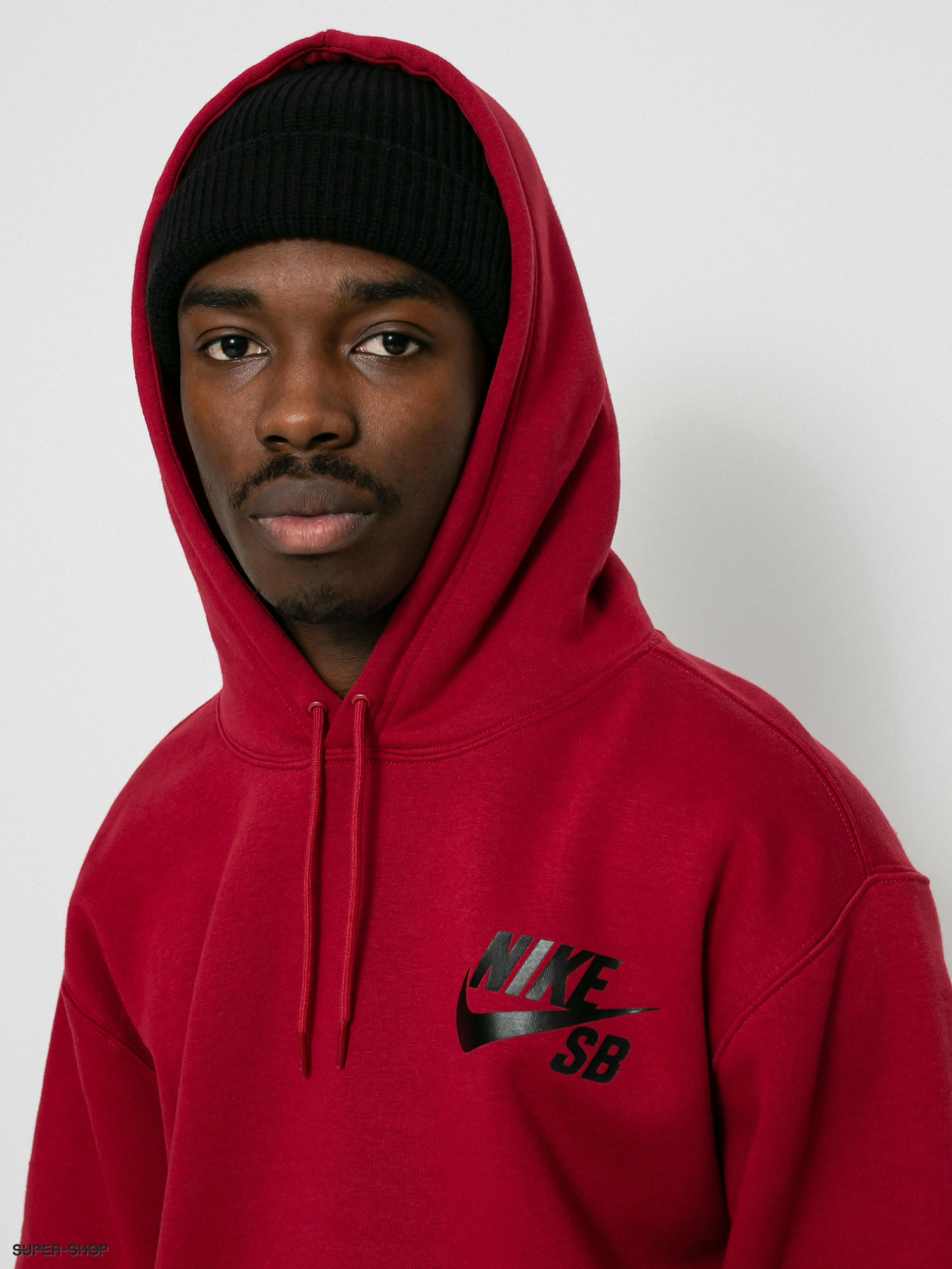 nike foundation overhead hoodie burgundy