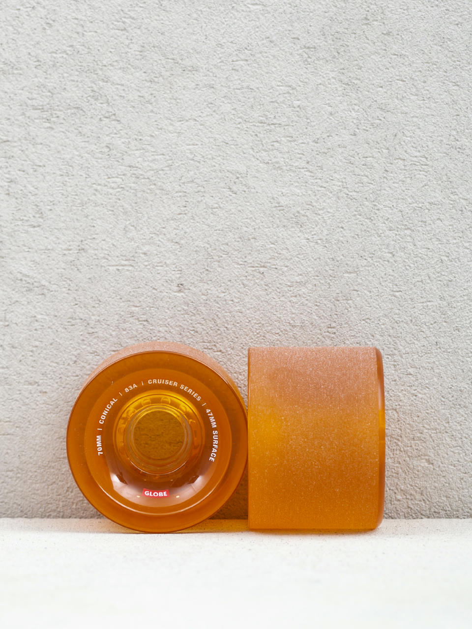 Globe Conical Cruiser Wheels (clear amber)