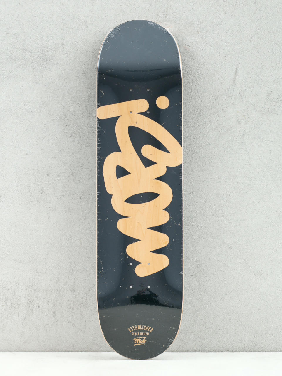 Mob Skateboards Tag Logo Deck (black)