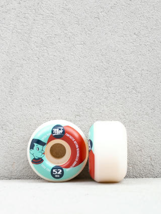 Mob Skateboards Pop Wheels (teal/red)