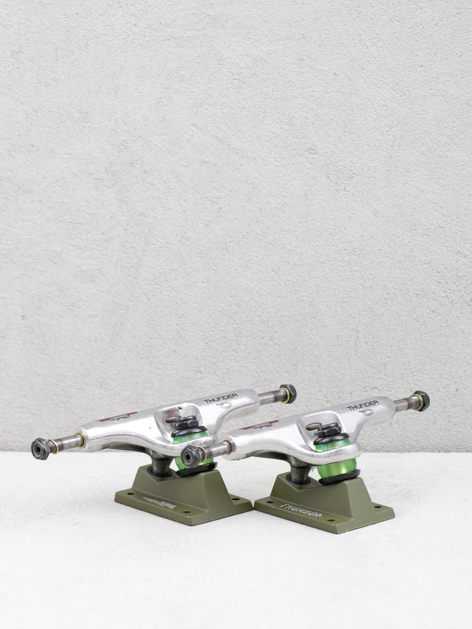 Thunder Og Grenade HL Trucks (silver/military green)