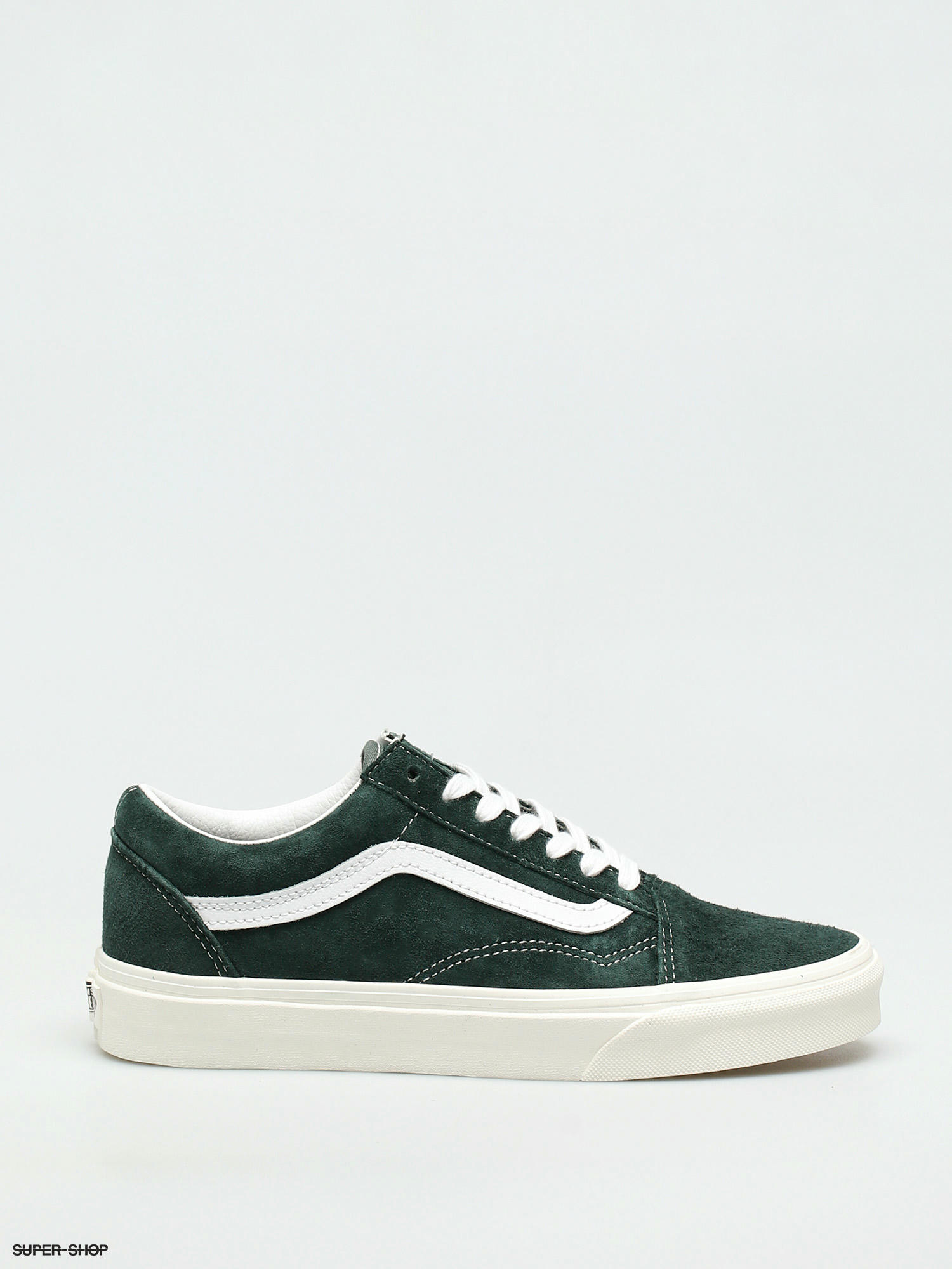 pine green vans old skool