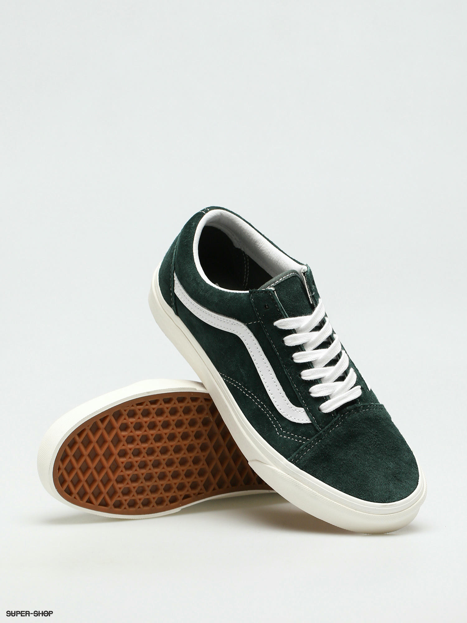 forest green old skool vans