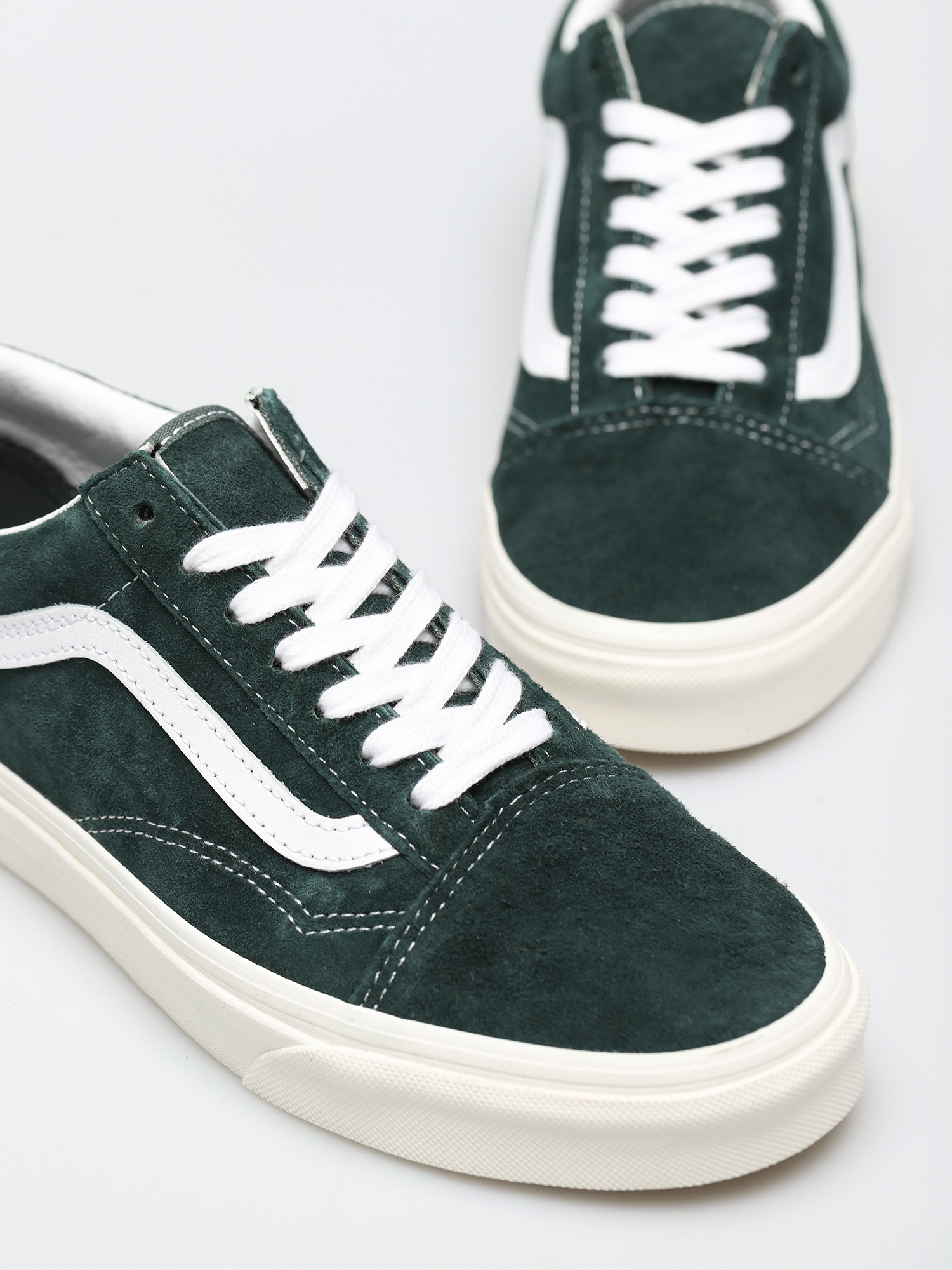 Vans Old Skool Shoes (jungle green/snow white)