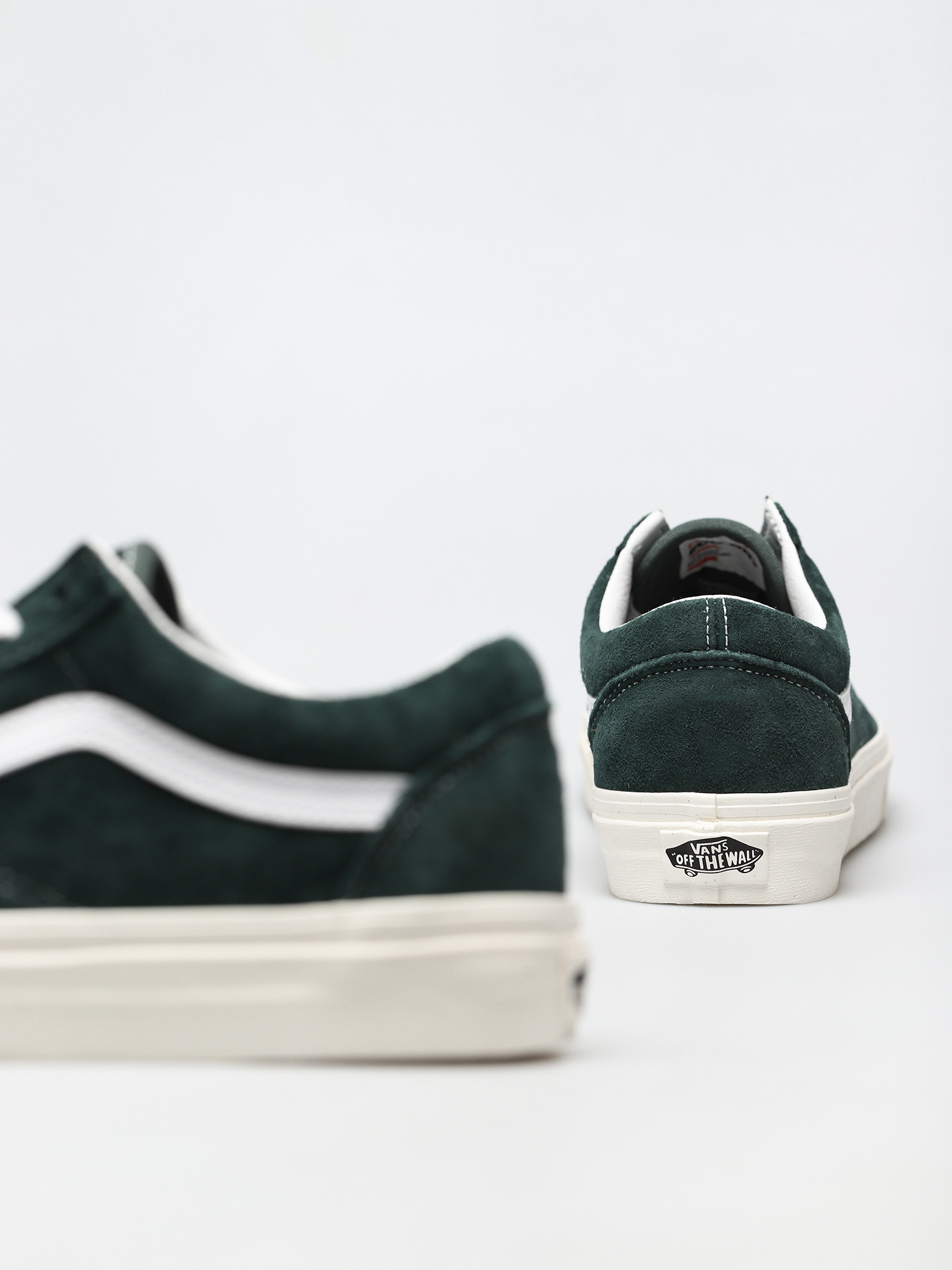 Vans Old Skool Shoes (jungle green/snow white)