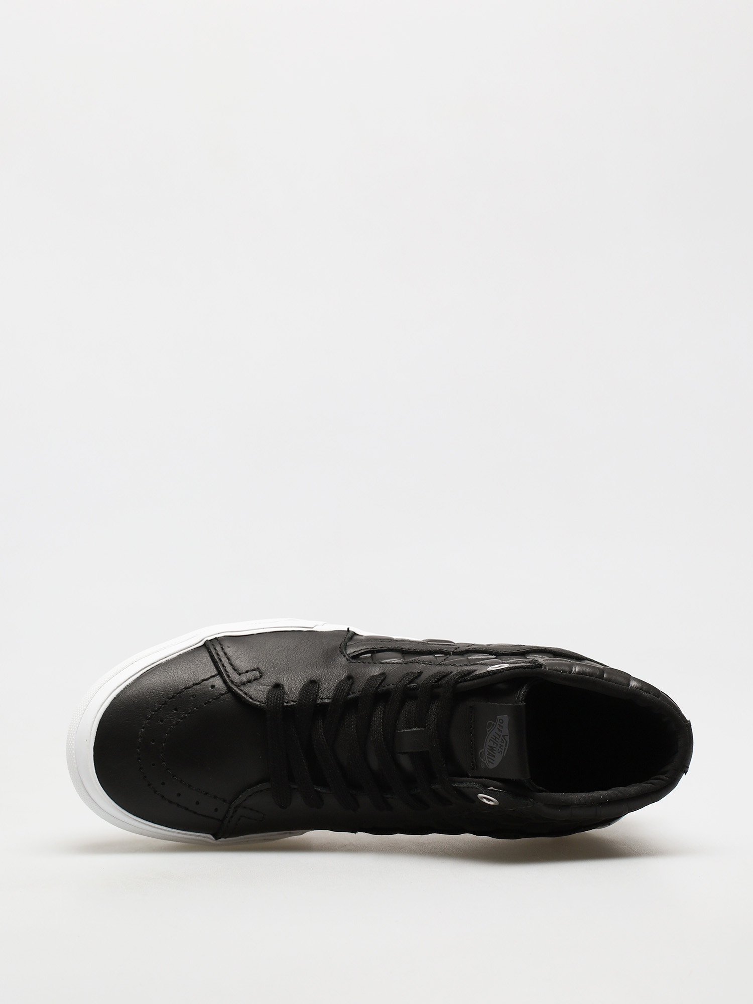 Vans Sk8 Hi Stacked Shoes (emboss check/black/true white)