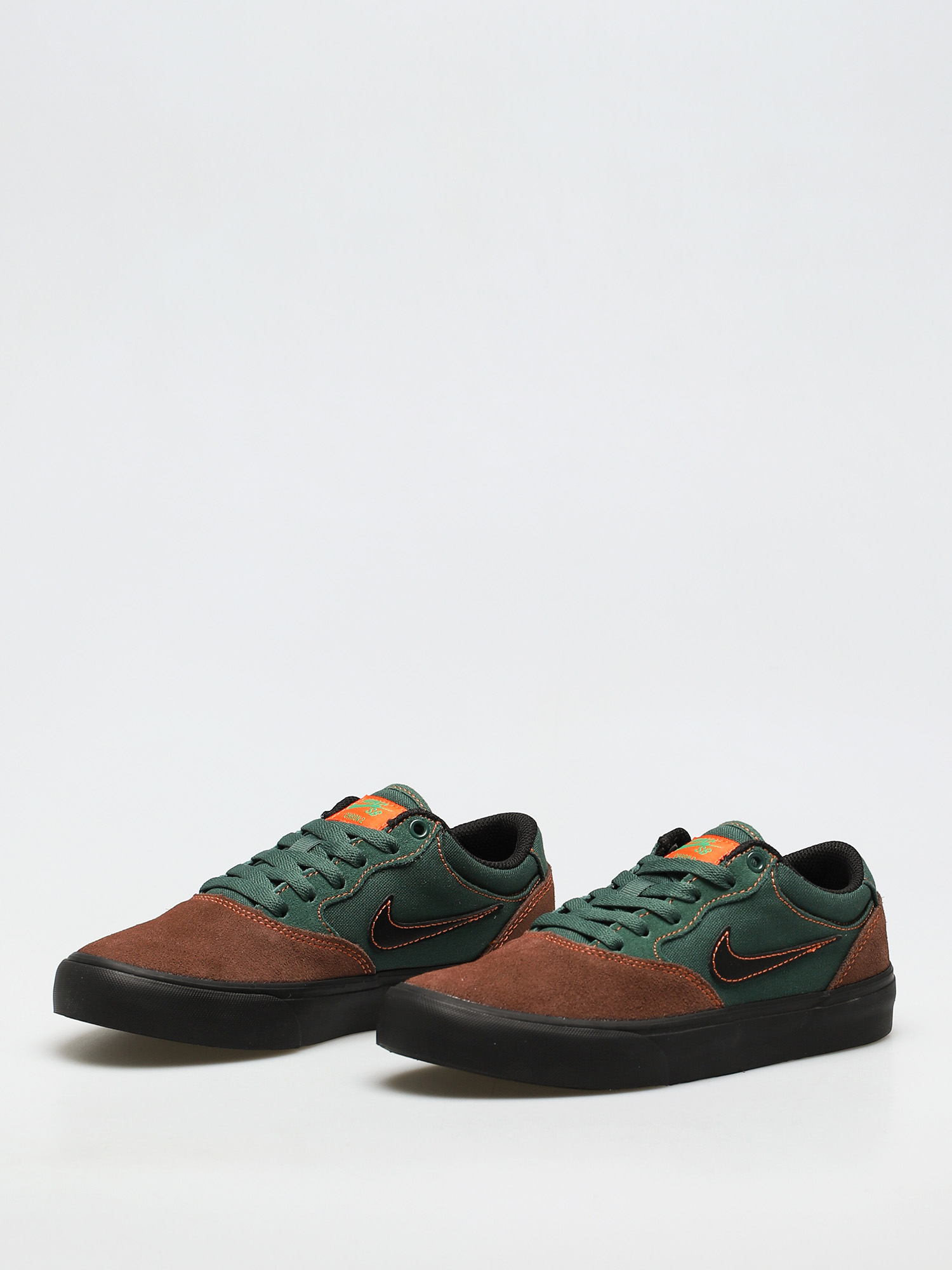 Nike SB Chron 2 Shoes (lt chocolate/black noble green)