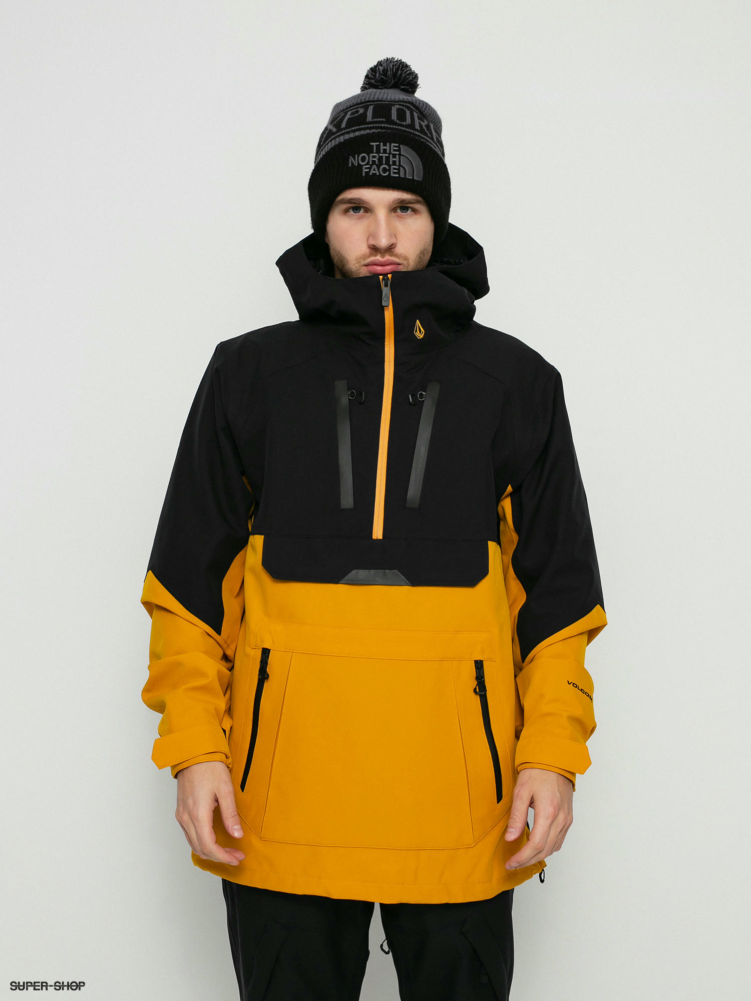 volcom brighton pullover snow jacket